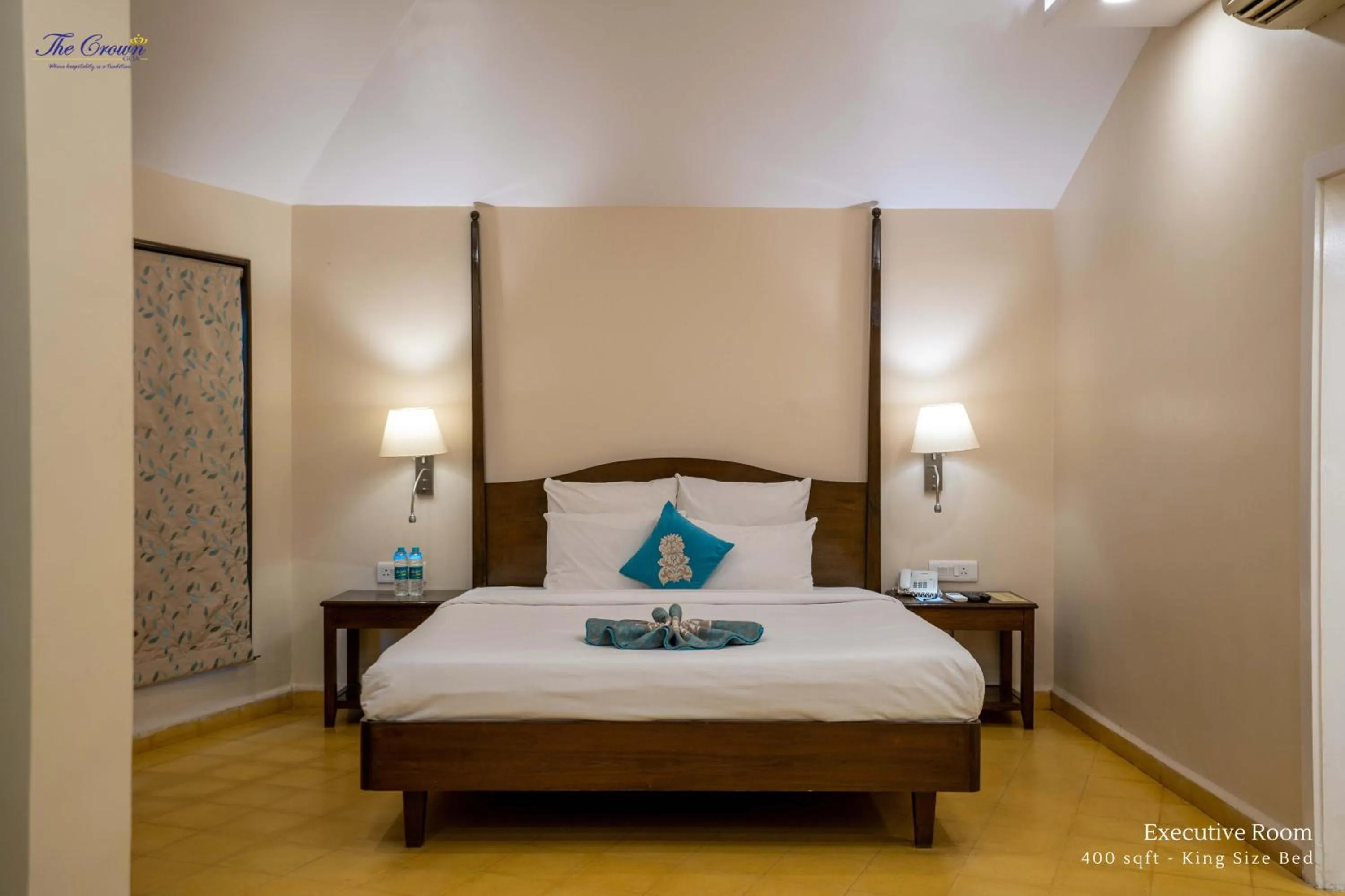 Bed in The Crown Goa