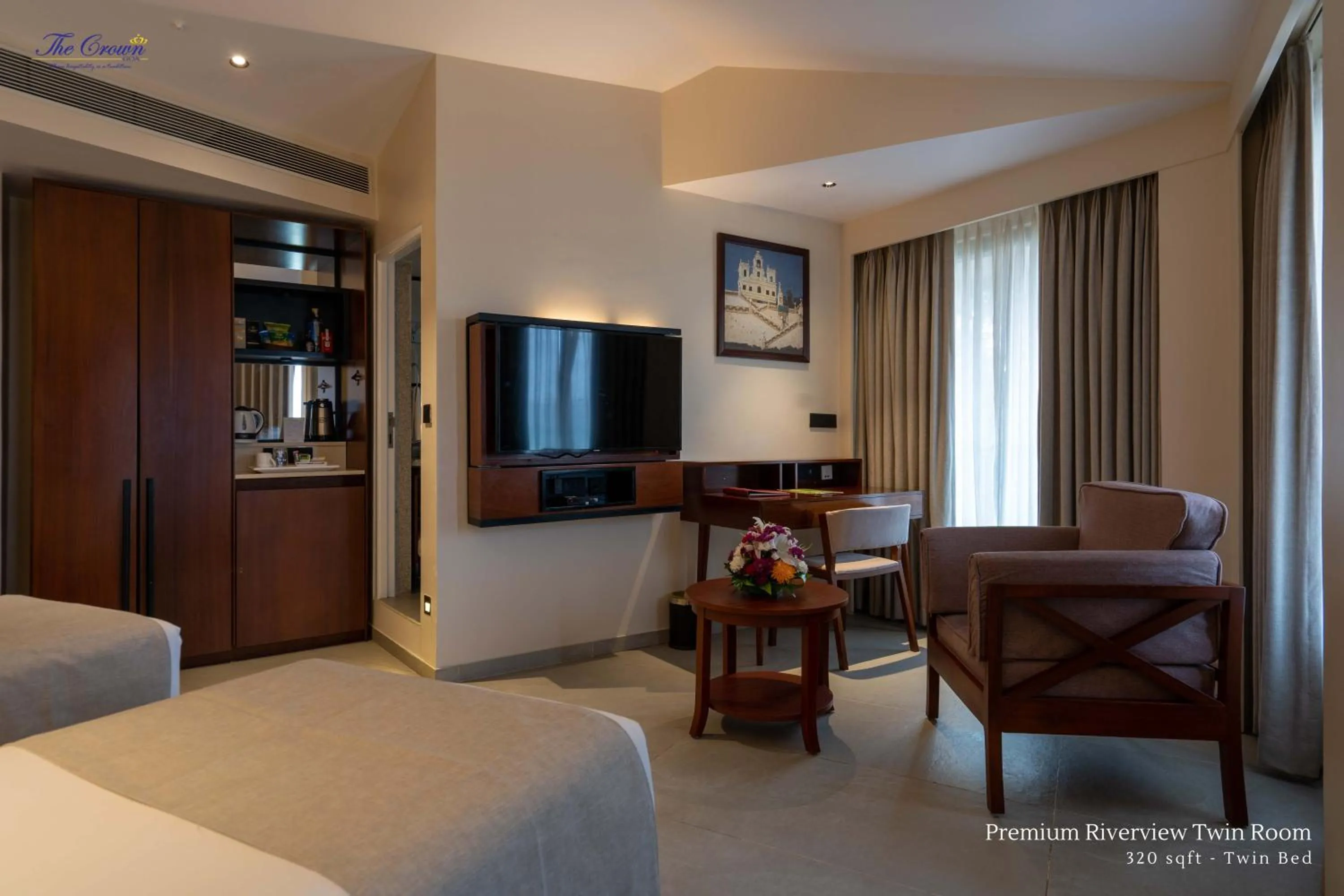 Bed in The Crown Goa