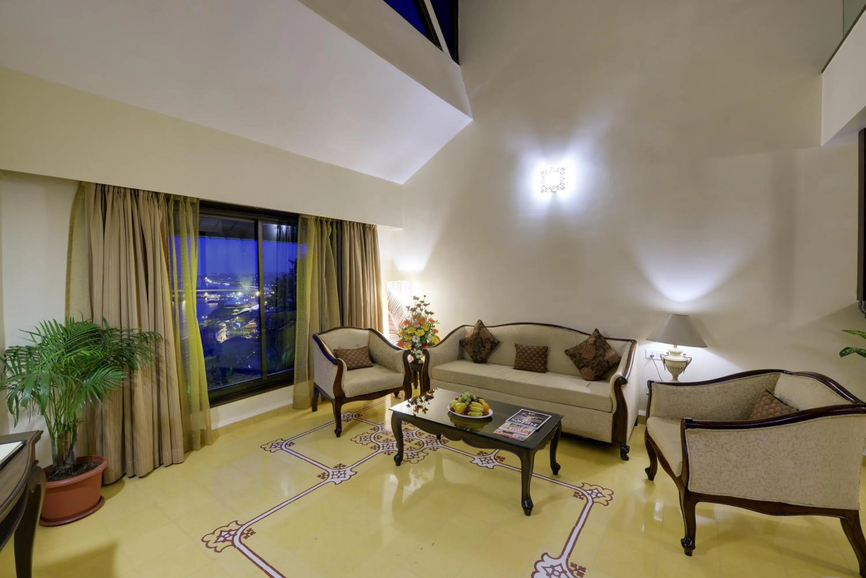 Living room in The Crown Goa