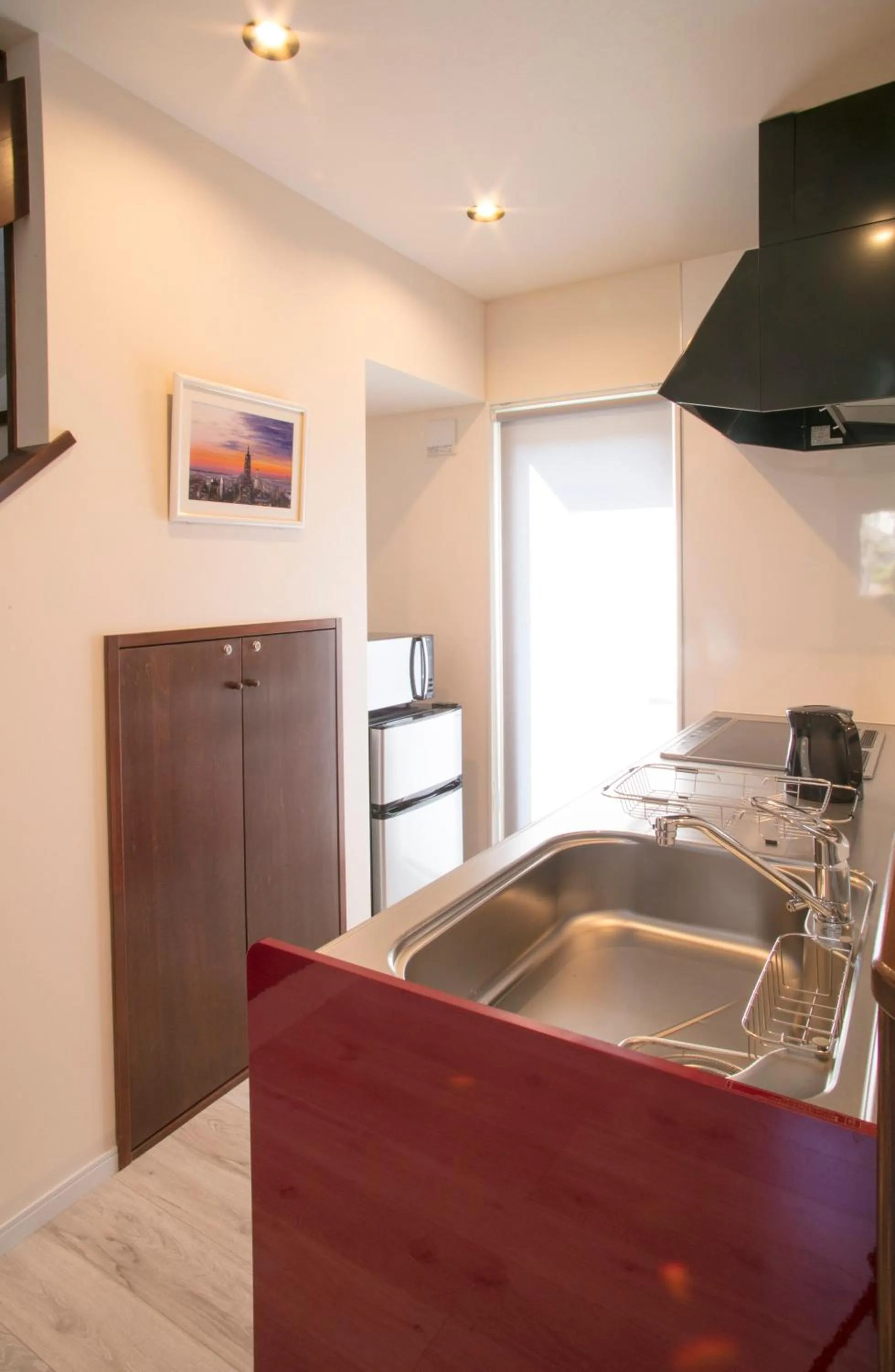 Kitchen or kitchenette in Villa Yushin