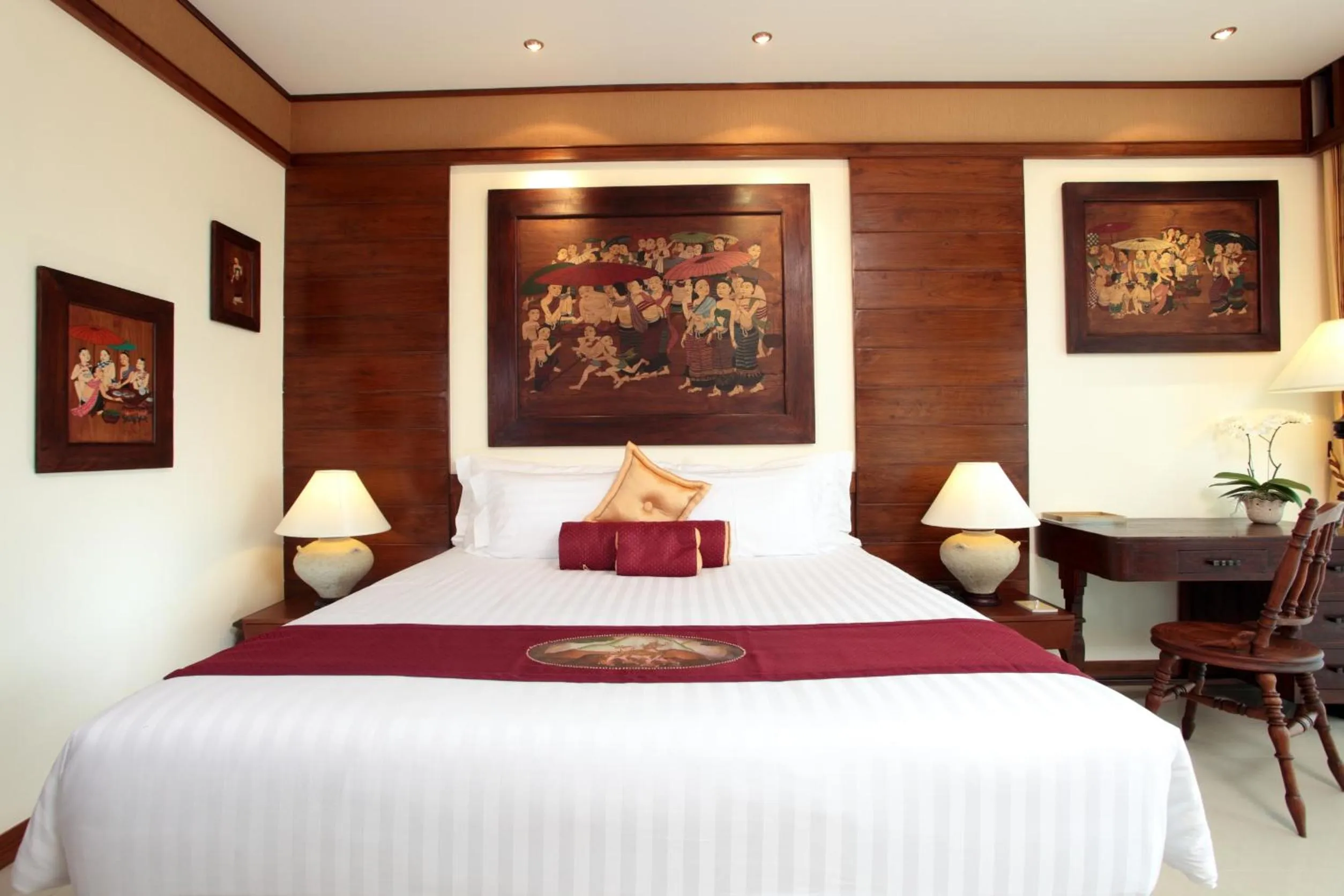 Bed in Kodchasri Thani Hotel Chiangmai