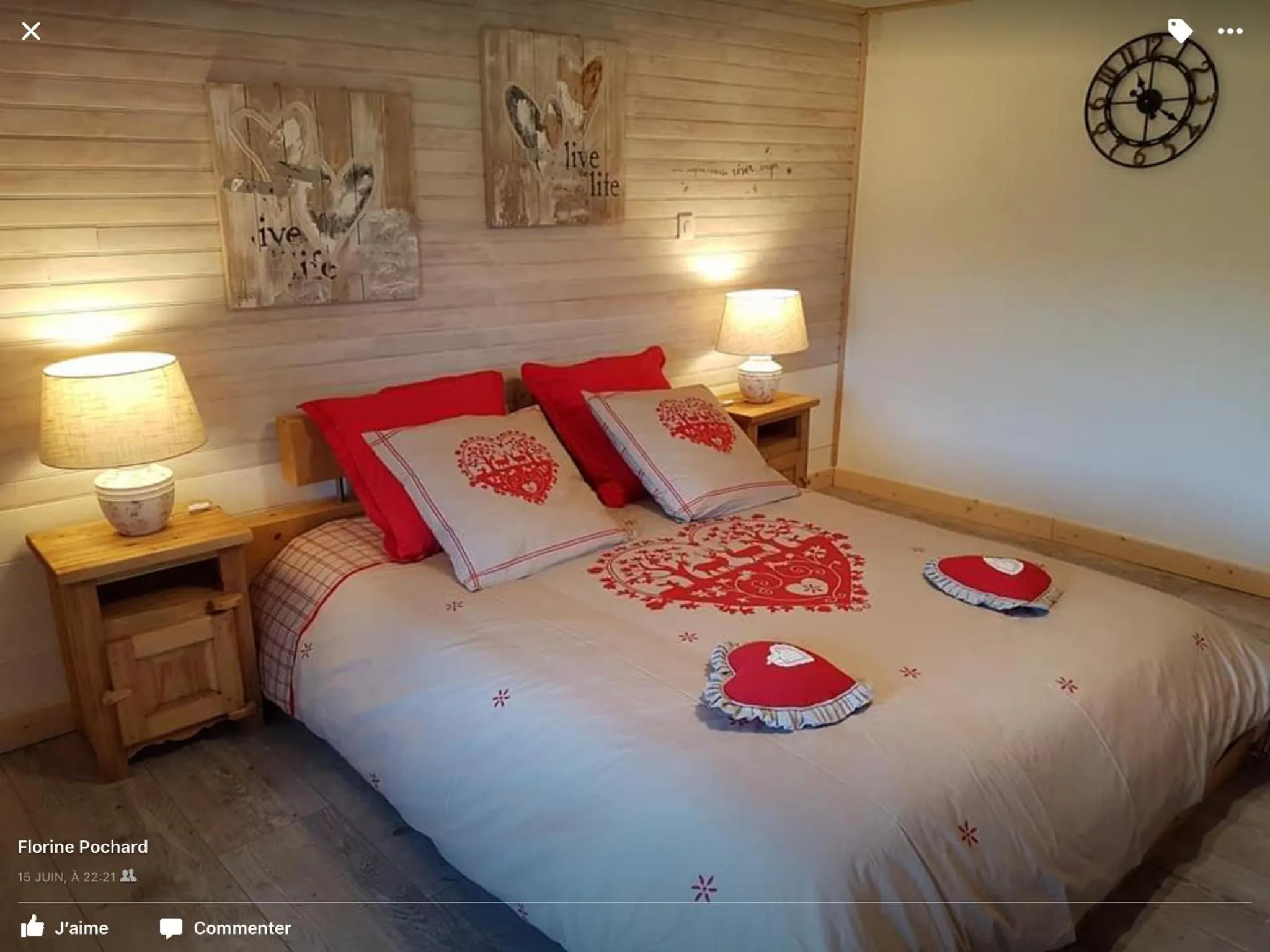 Bed in La Ferme de Là-haut B&B