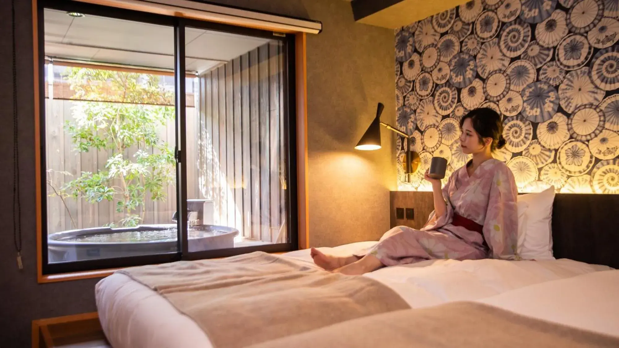 Bed in Yoshidaya Sannoukaku Bed in Yoshidaya Sannoukaku