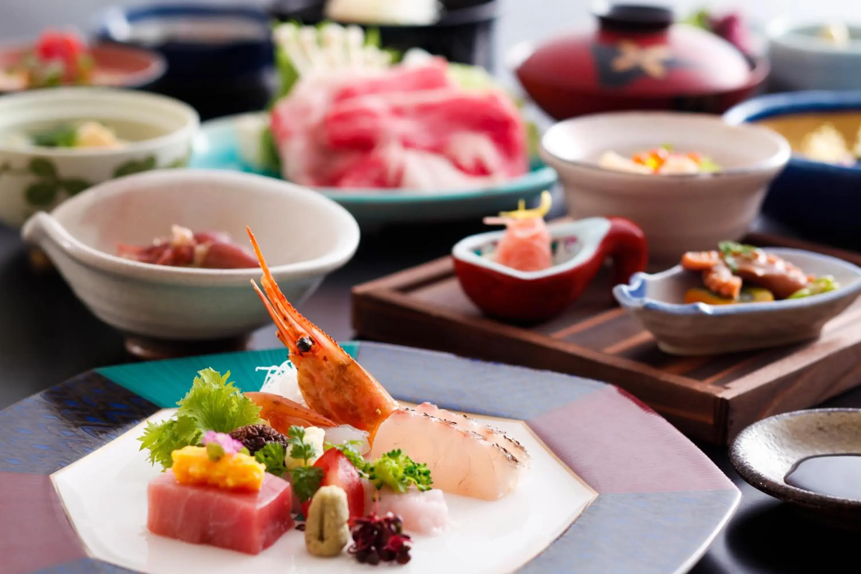 Food close-up in Yoshidaya Sannoukaku Food close-up in Yoshidaya Sannoukaku