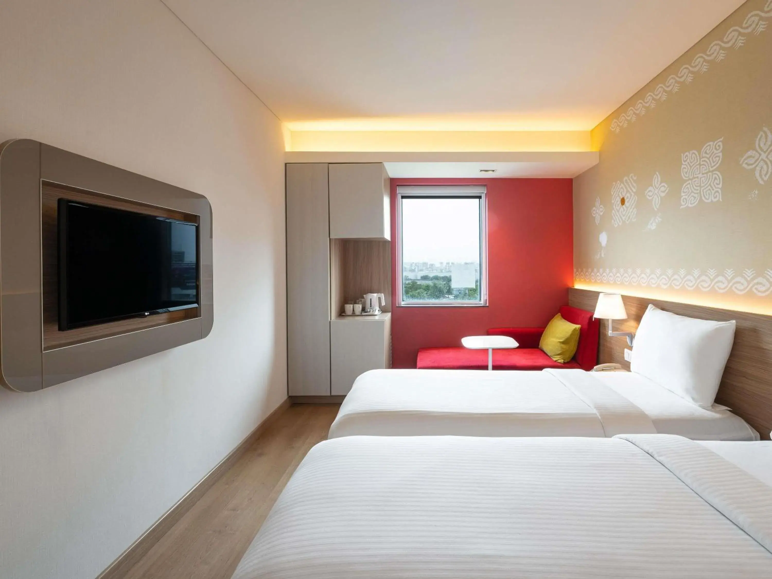 Bedroom, Bed in ibis Mumbai Airport - An Accor Brand Bedroom, Bed in ibis Mumbai Airport - An Accor Brand