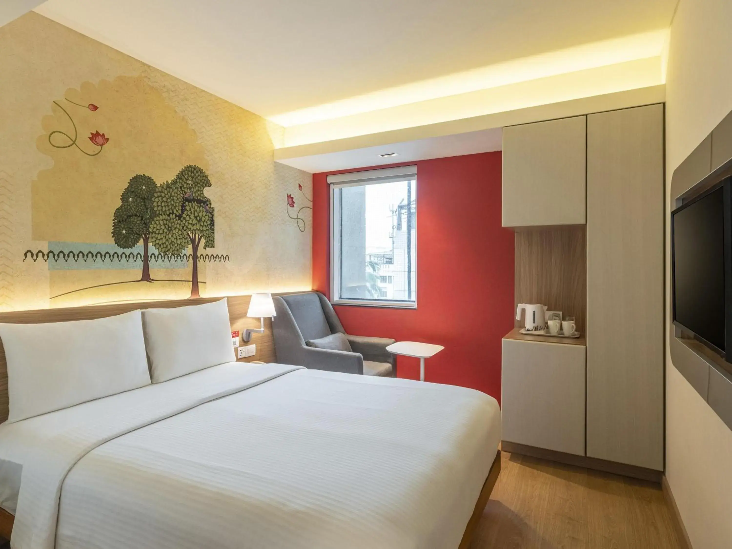 Bedroom, Bed in ibis Mumbai Airport - An Accor Brand Bedroom, Bed in ibis Mumbai Airport - An Accor Brand