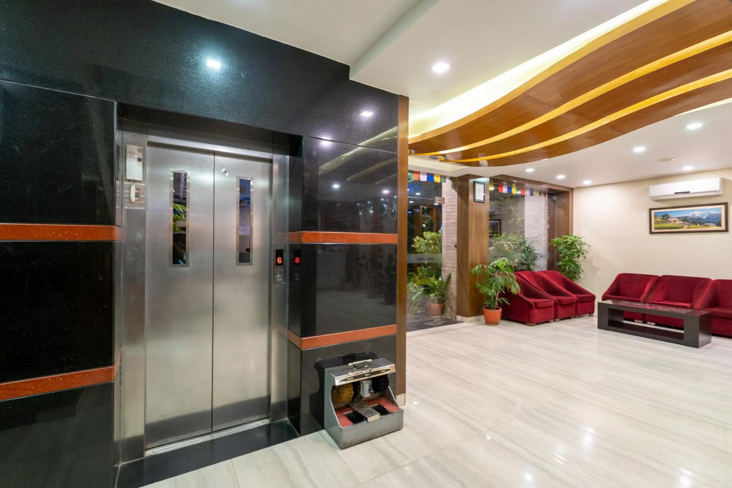 Living room in Hotel Haven O' Ganga