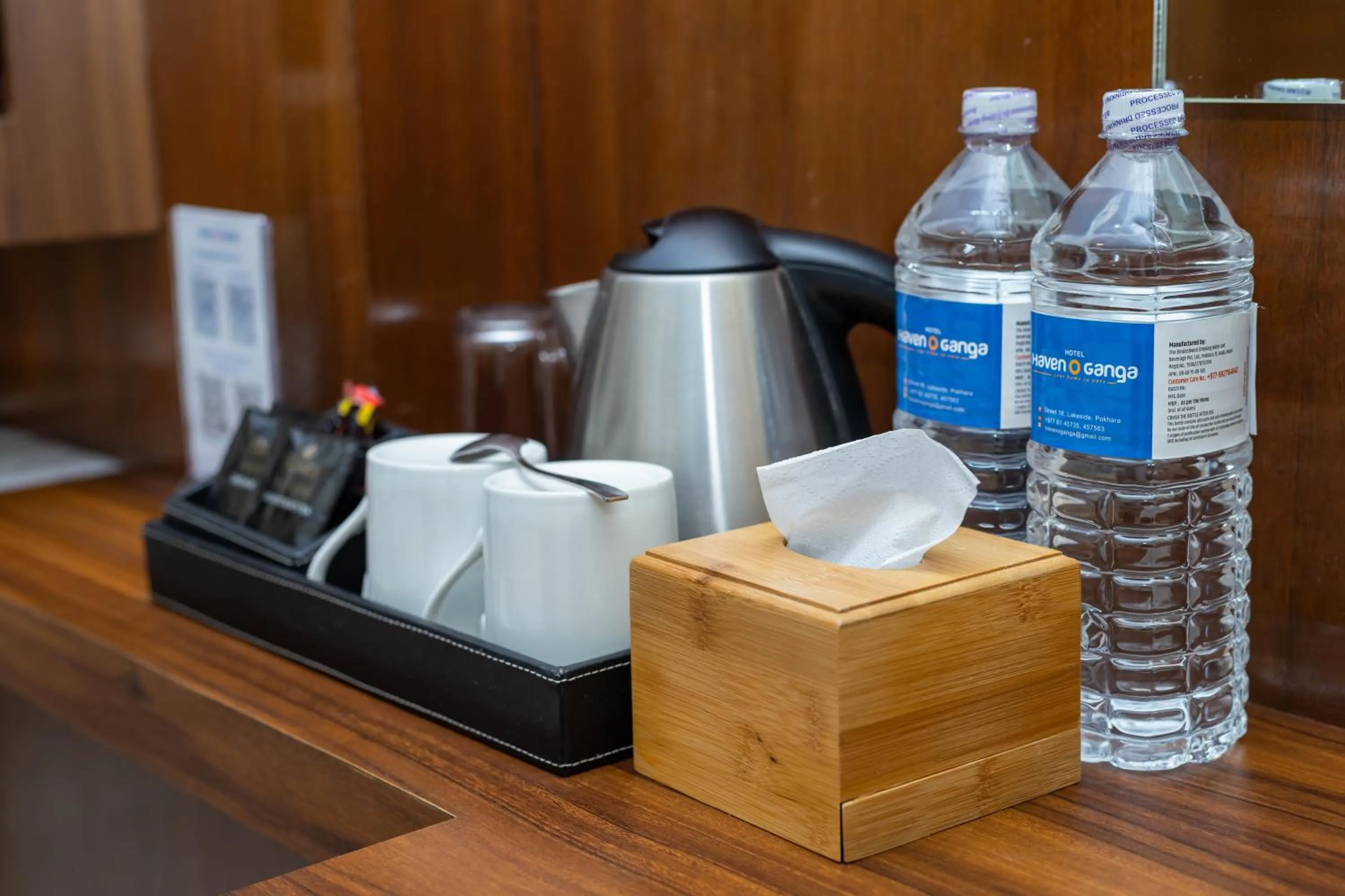 Coffee/tea facilities in Hotel Haven O' Ganga