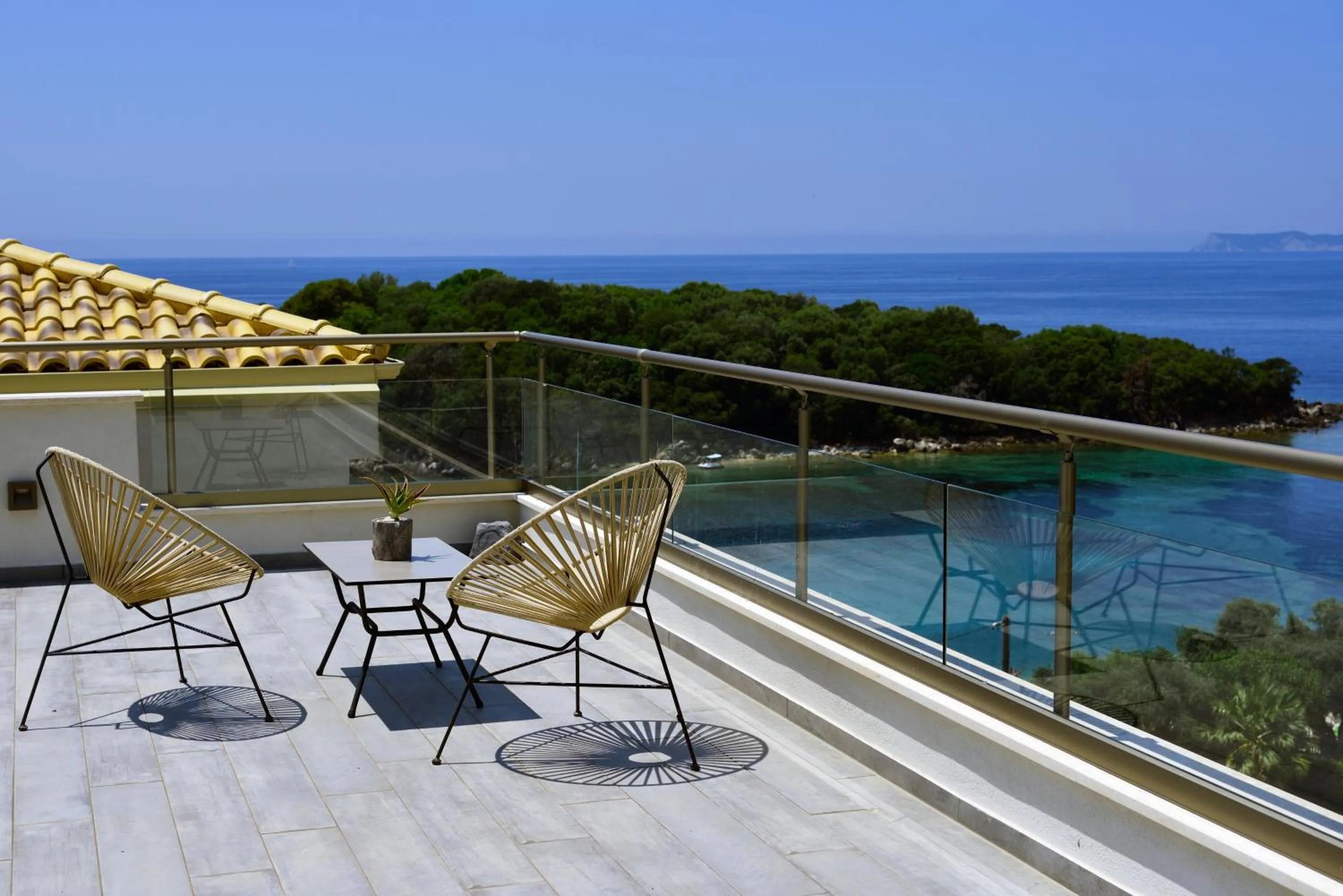 Balcony/Terrace in Prima Vista Beachfront Boutique Hotel