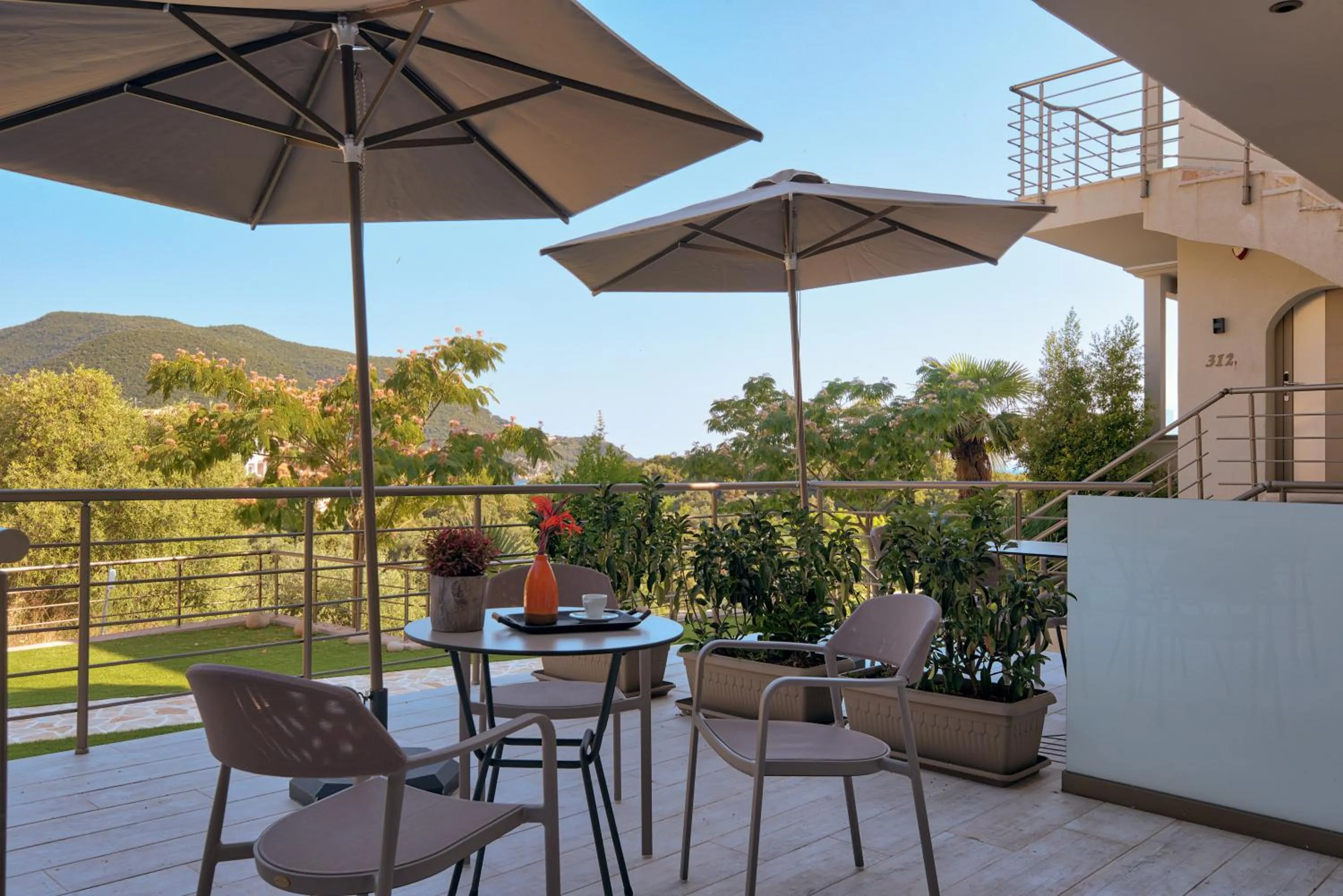 Balcony/Terrace in Prima Vista Beachfront Boutique Hotel