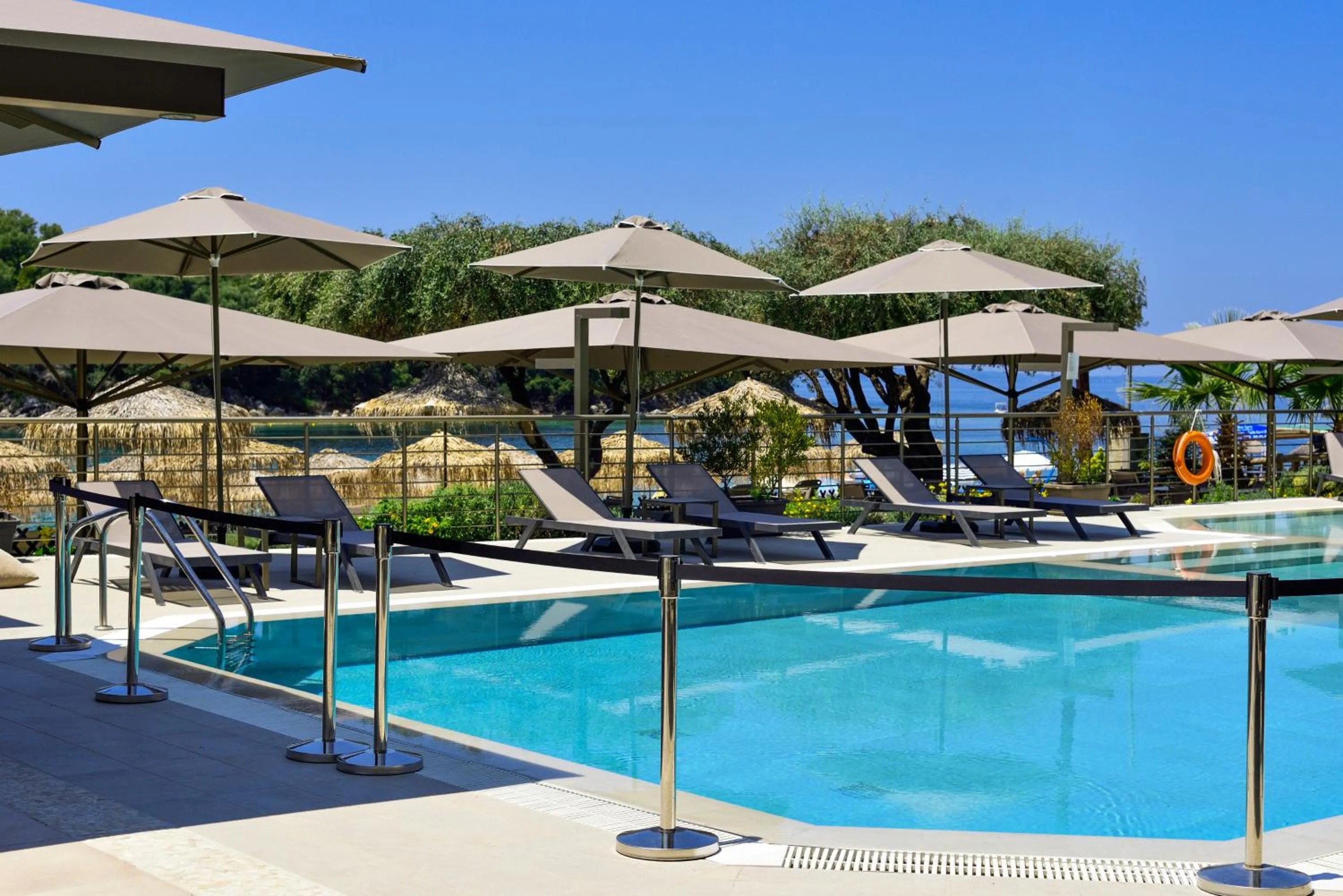 Pool view in Prima Vista Beachfront Boutique Hotel