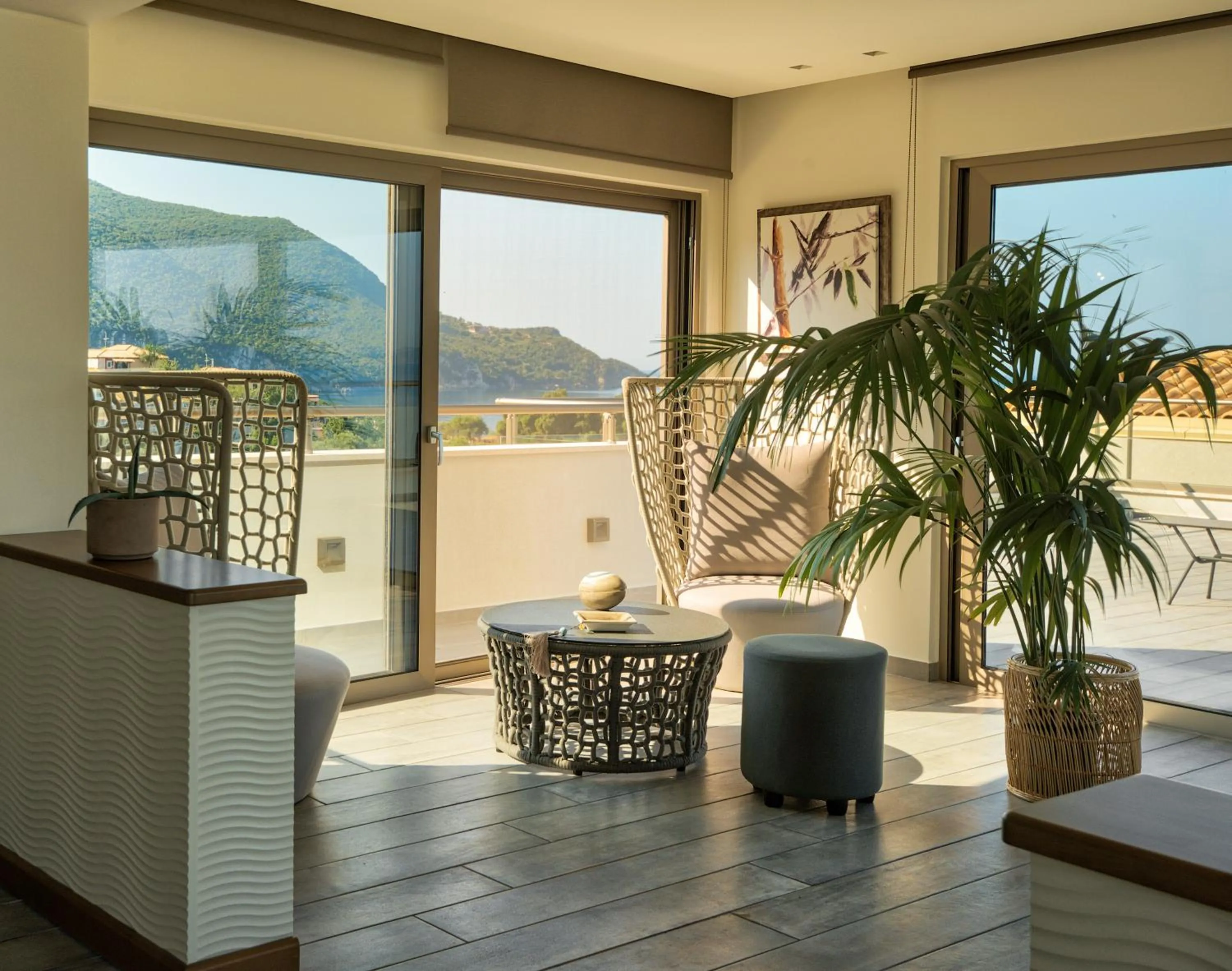 Living room in Prima Vista Beachfront Boutique Hotel