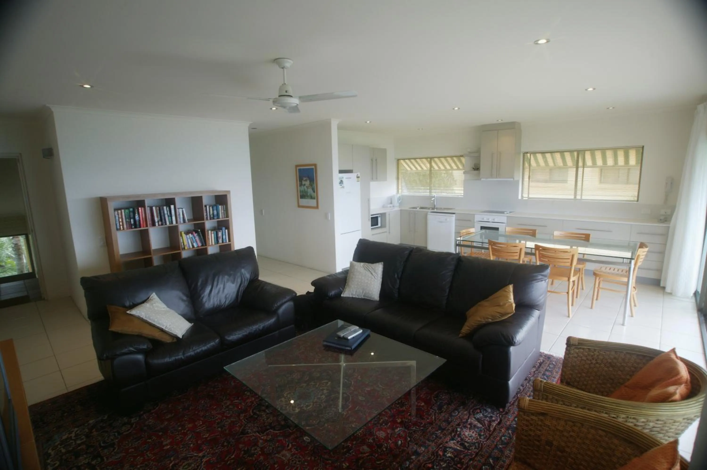 Seating area in Sunseeker Holiday Apartments