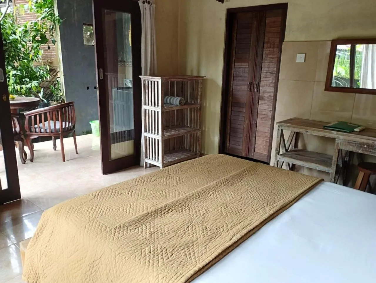 Bed in Umah Ubud Guest House