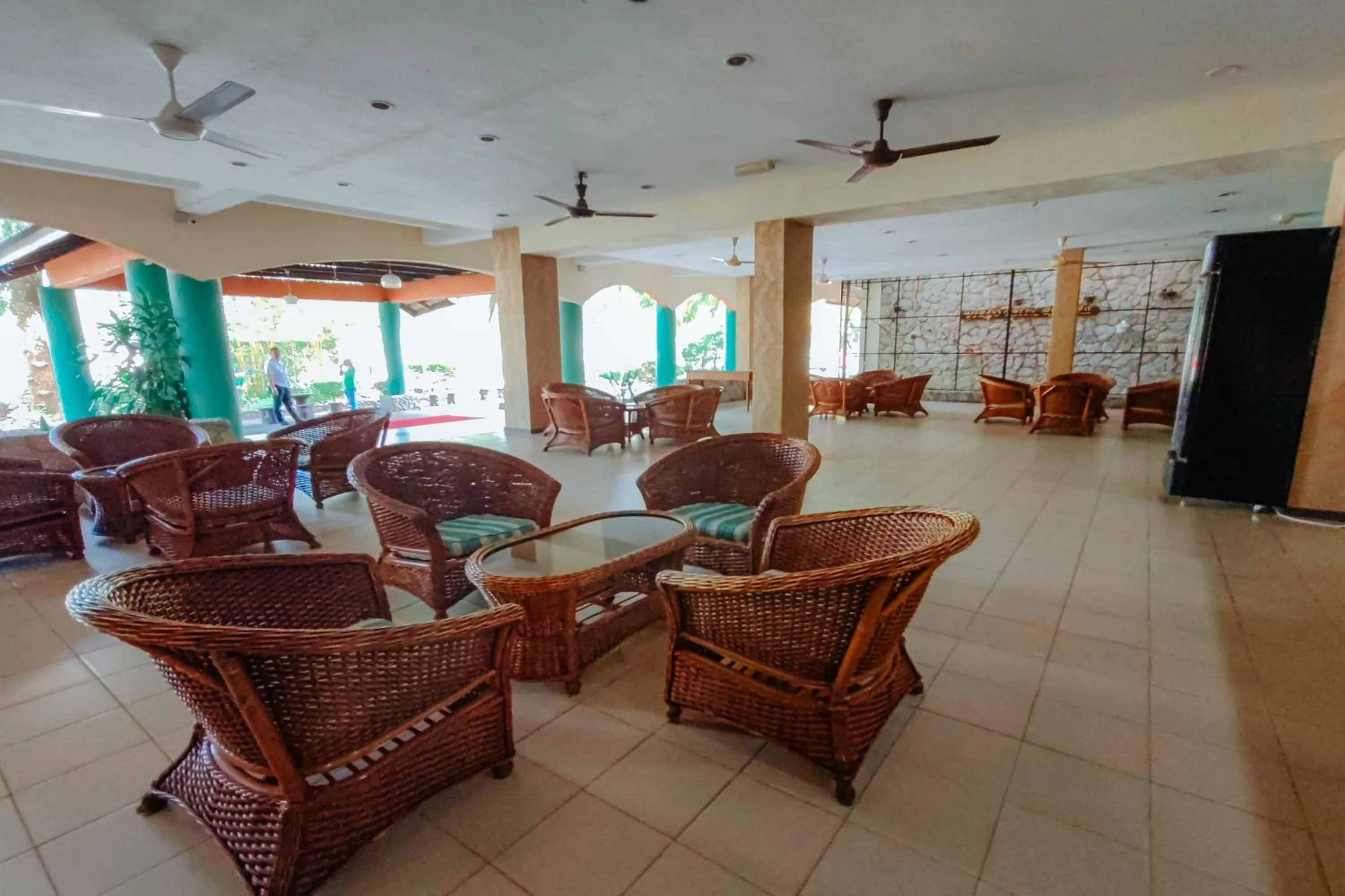 Seating area in Virgo Batik Resort Teluk Batik Lumut