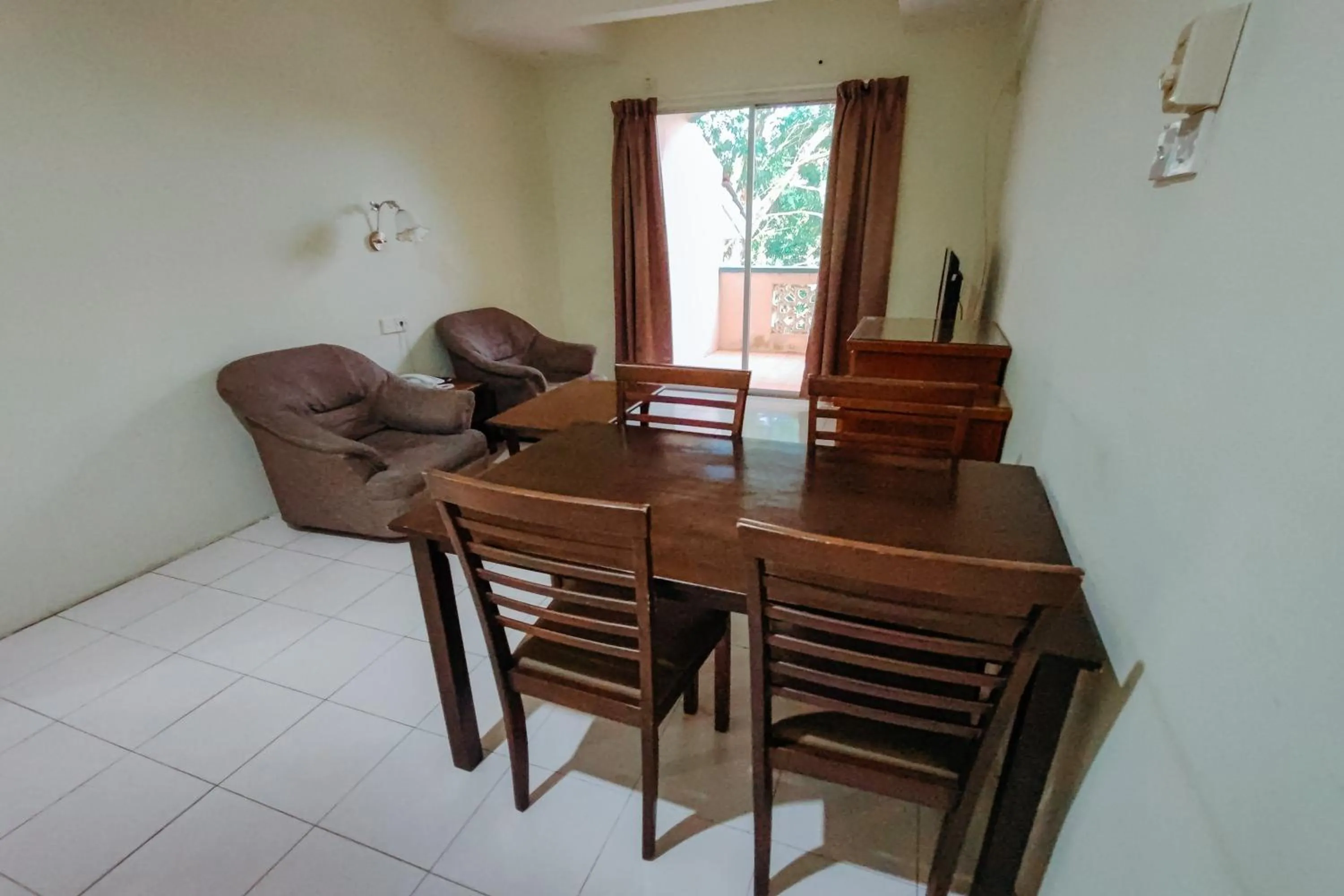 Living room in Virgo Batik Resort Teluk Batik Lumut