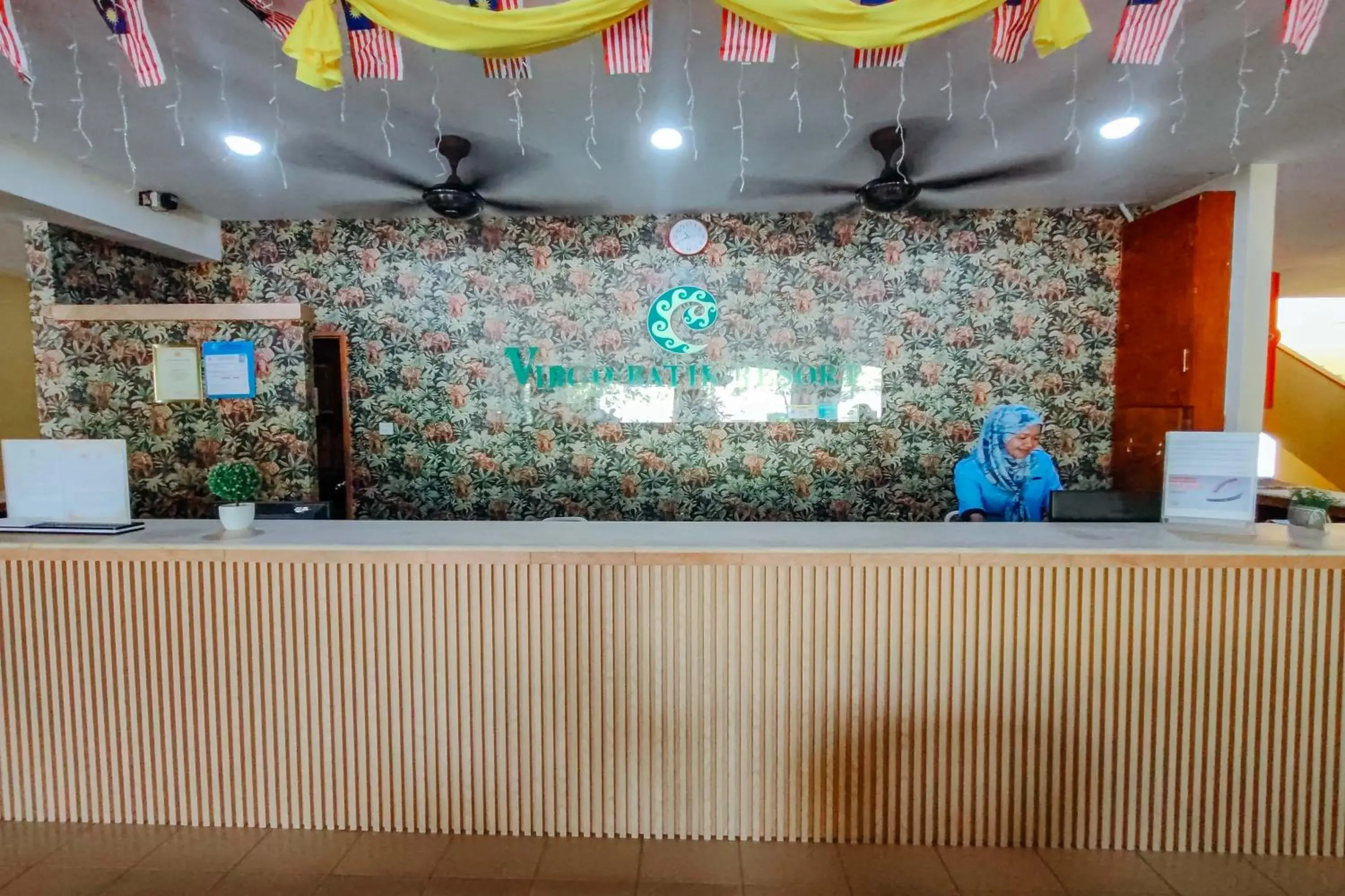Lobby or reception in Virgo Batik Resort Teluk Batik Lumut Lobby or reception in Virgo Batik Resort Teluk Batik Lumut