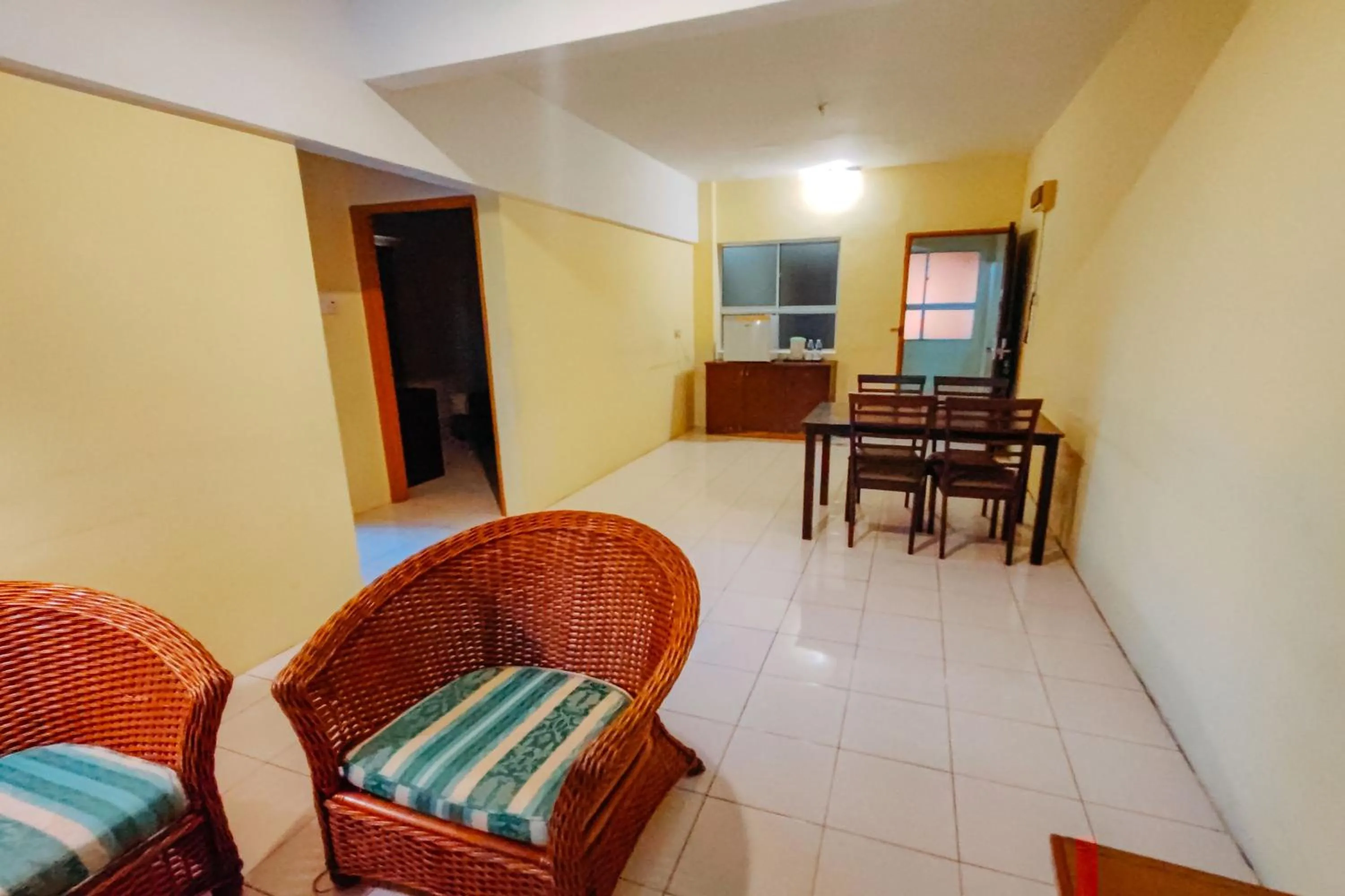 Living room in Virgo Batik Resort Teluk Batik Lumut