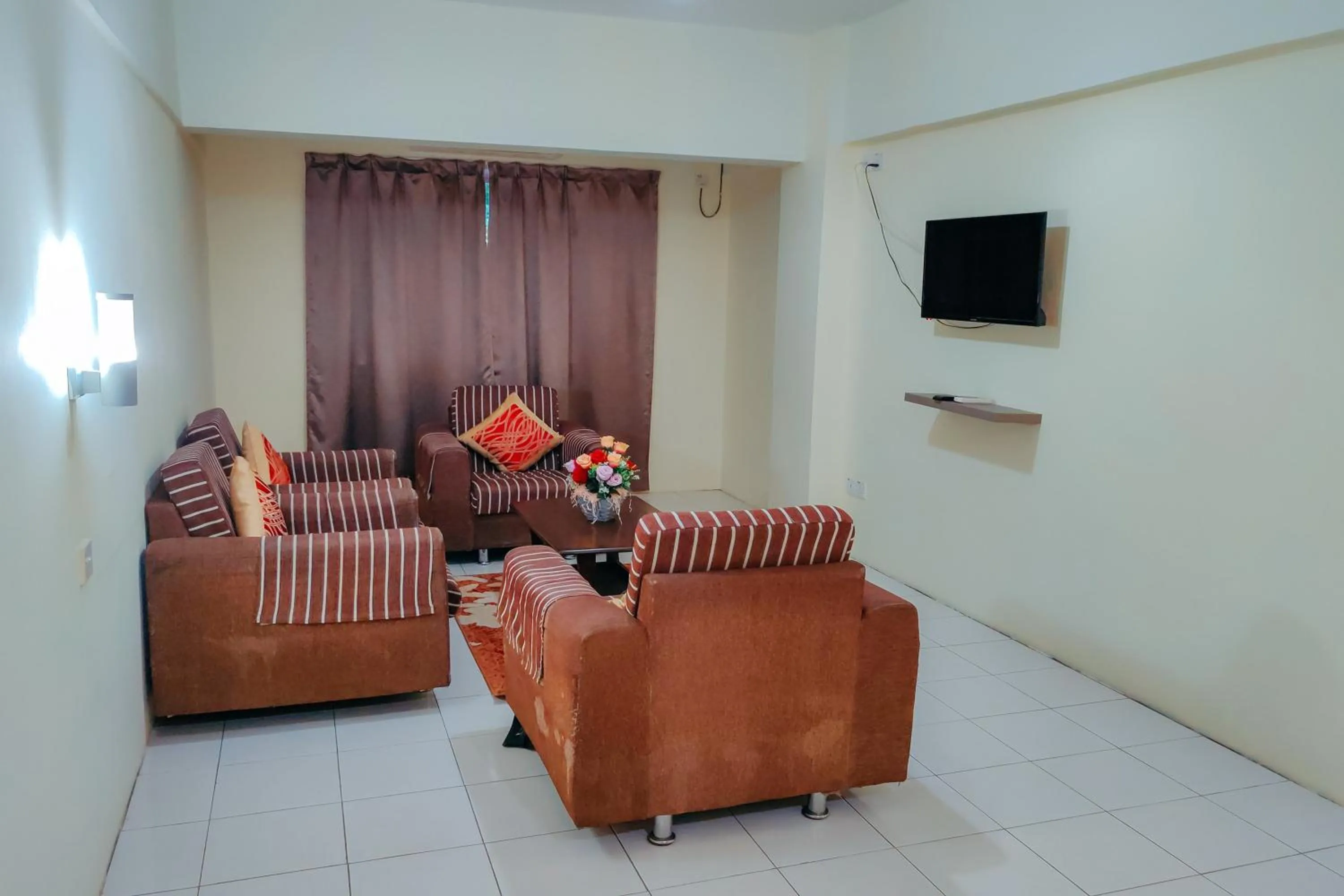 Living room in Virgo Batik Resort Teluk Batik Lumut