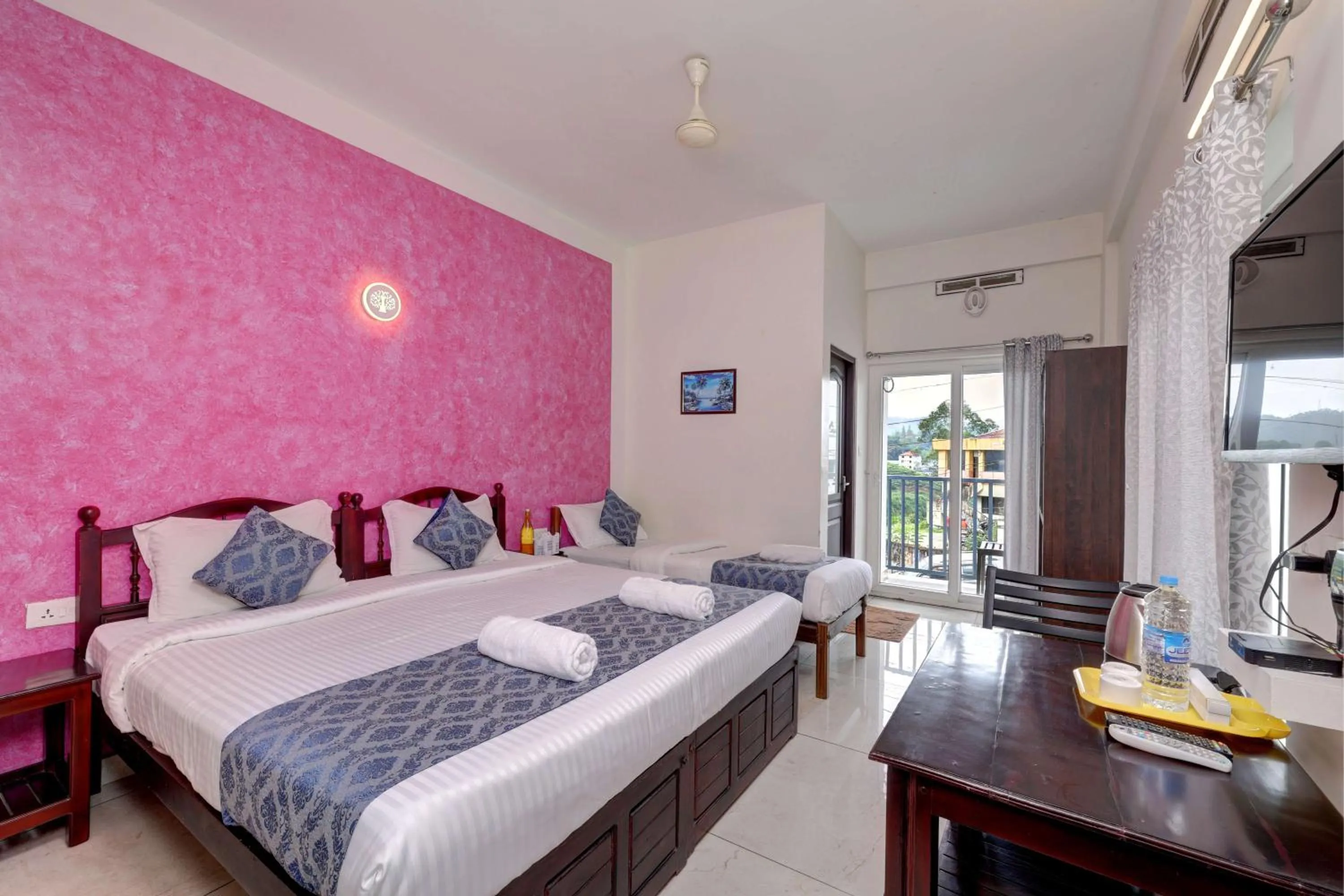 Bed in Kurinji Wanderlust Resort Munnar