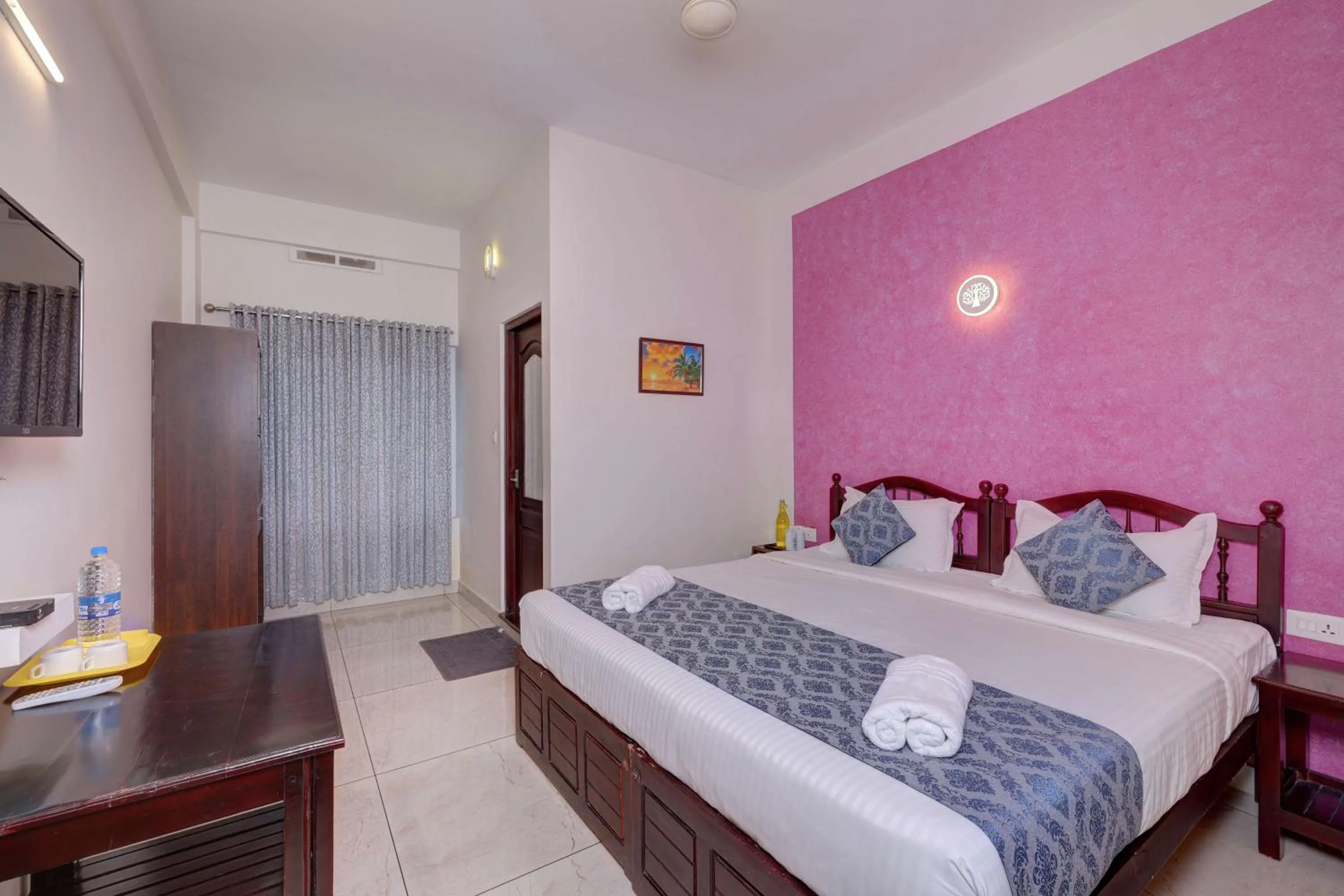 Bed in Kurinji Wanderlust Resort Munnar