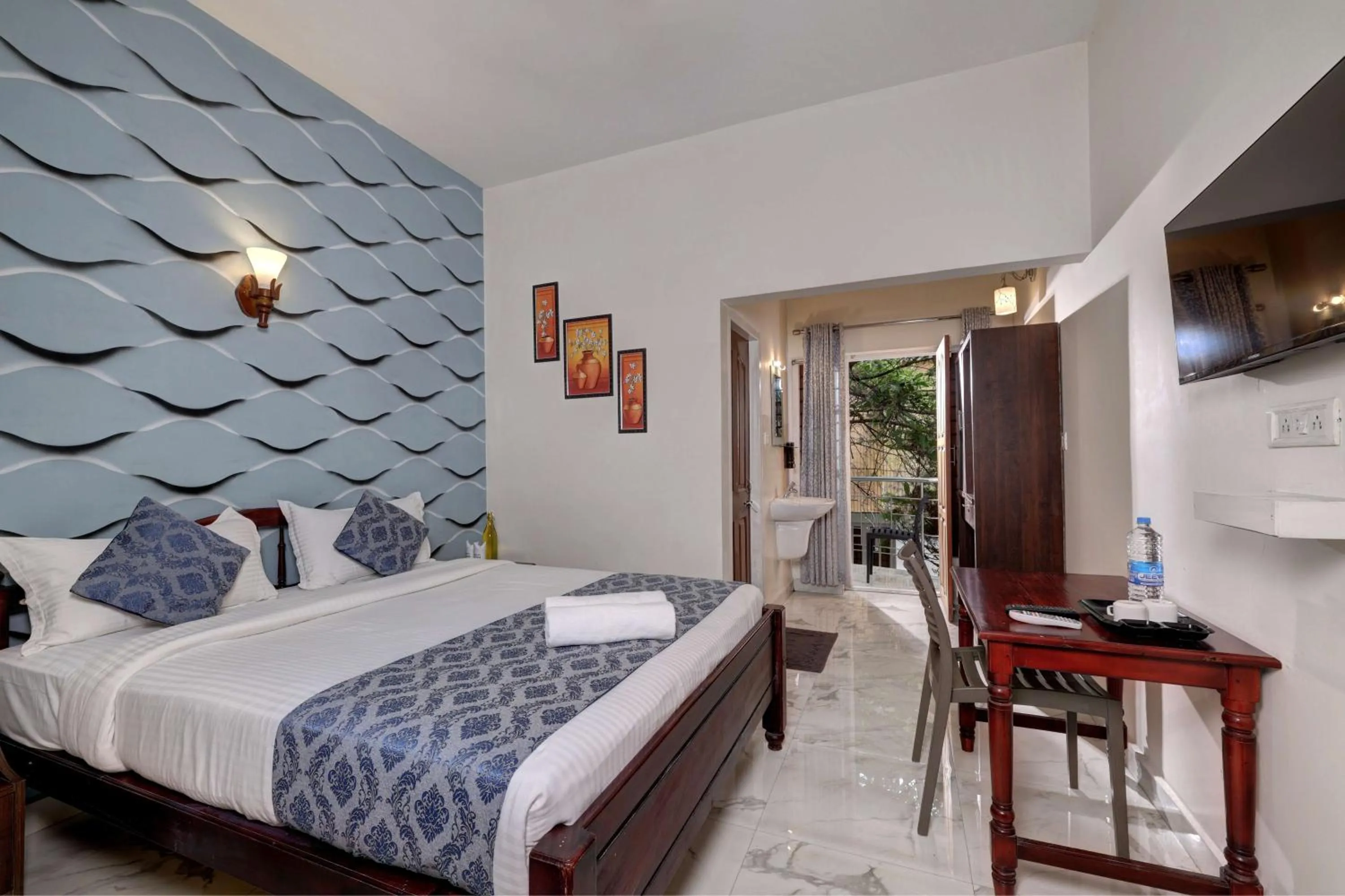 Bed in Kurinji Wanderlust Resort Munnar