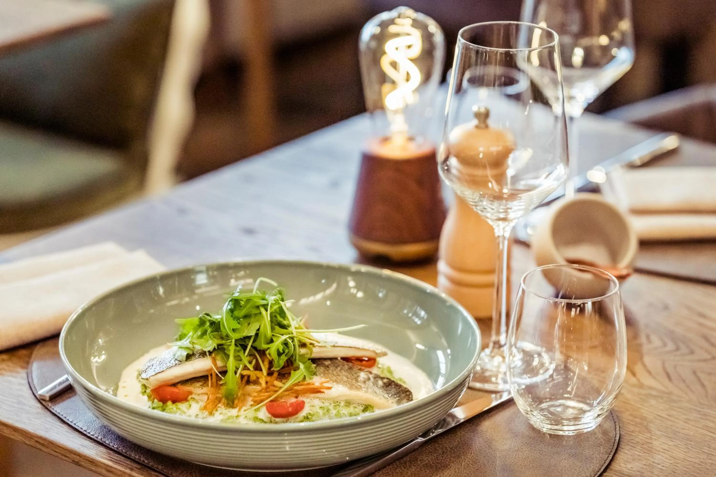 Food and drinks in Hafenhotel zu Putbus