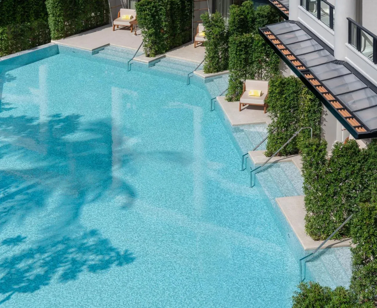 Pool view in Centara Reserve Samui