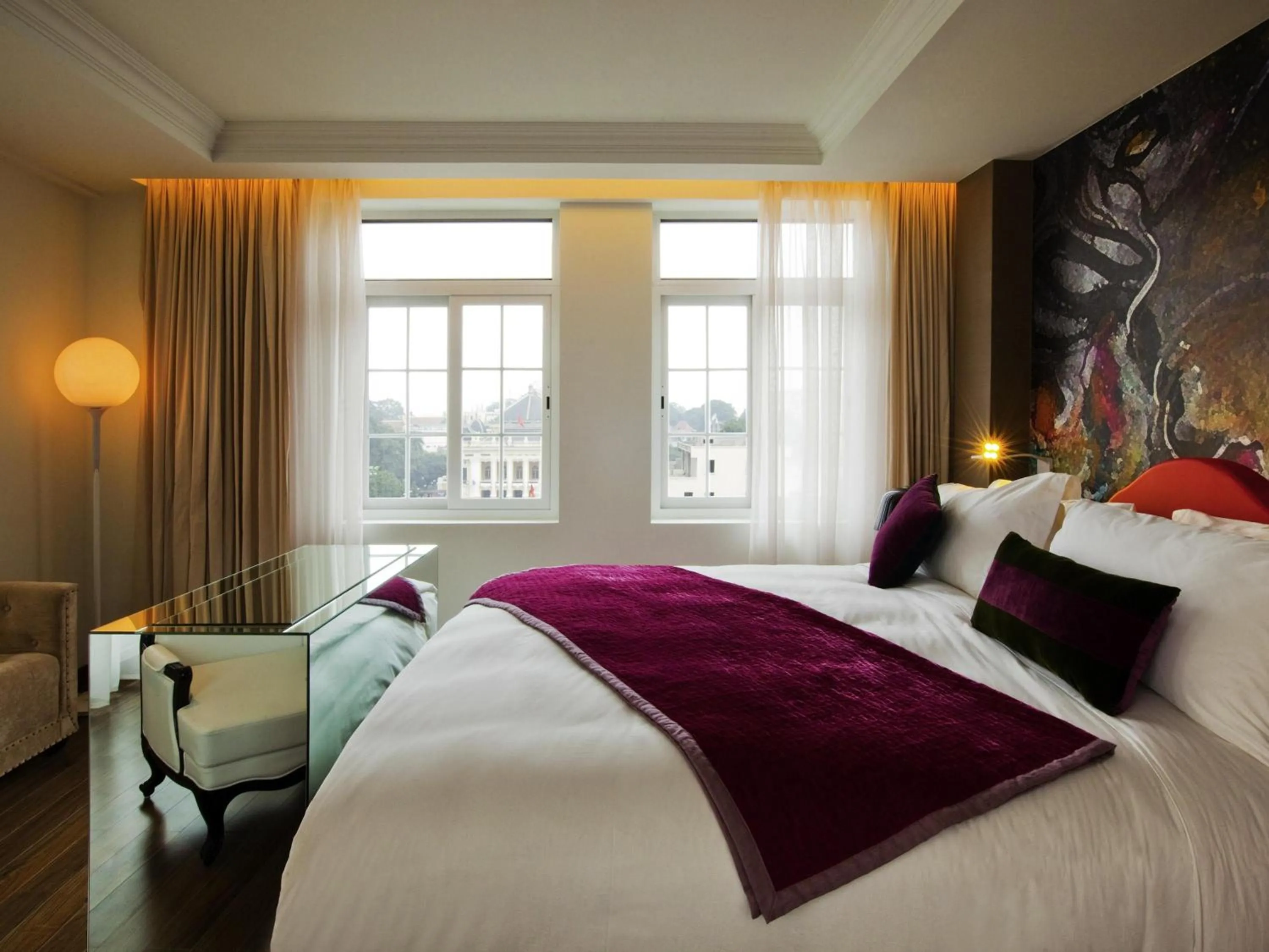 Bedroom, Bed in Hotel de l'Opera Hanoi - MGallery