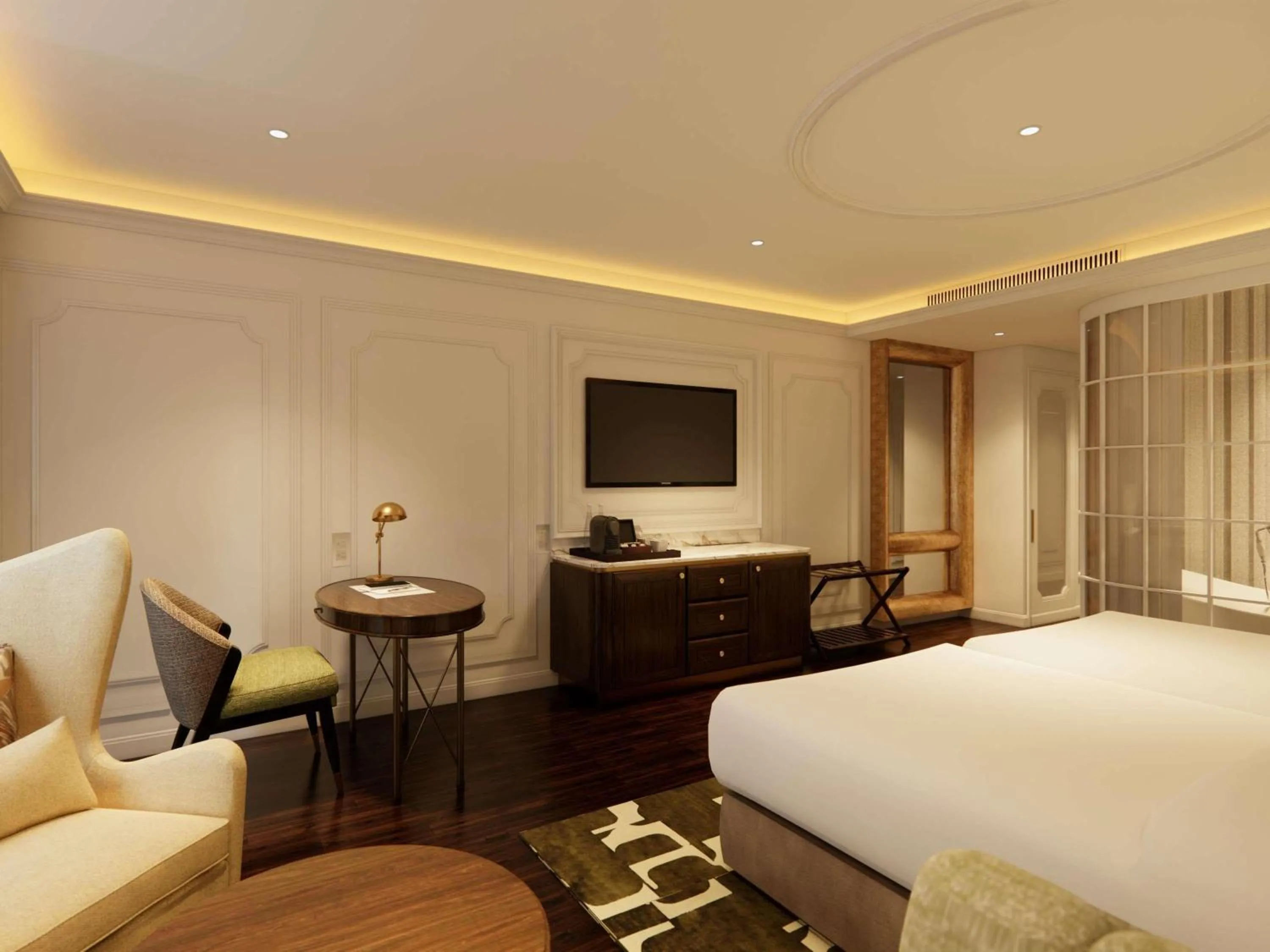 Bedroom, Bed in Hotel de l'Opera Hanoi - MGallery