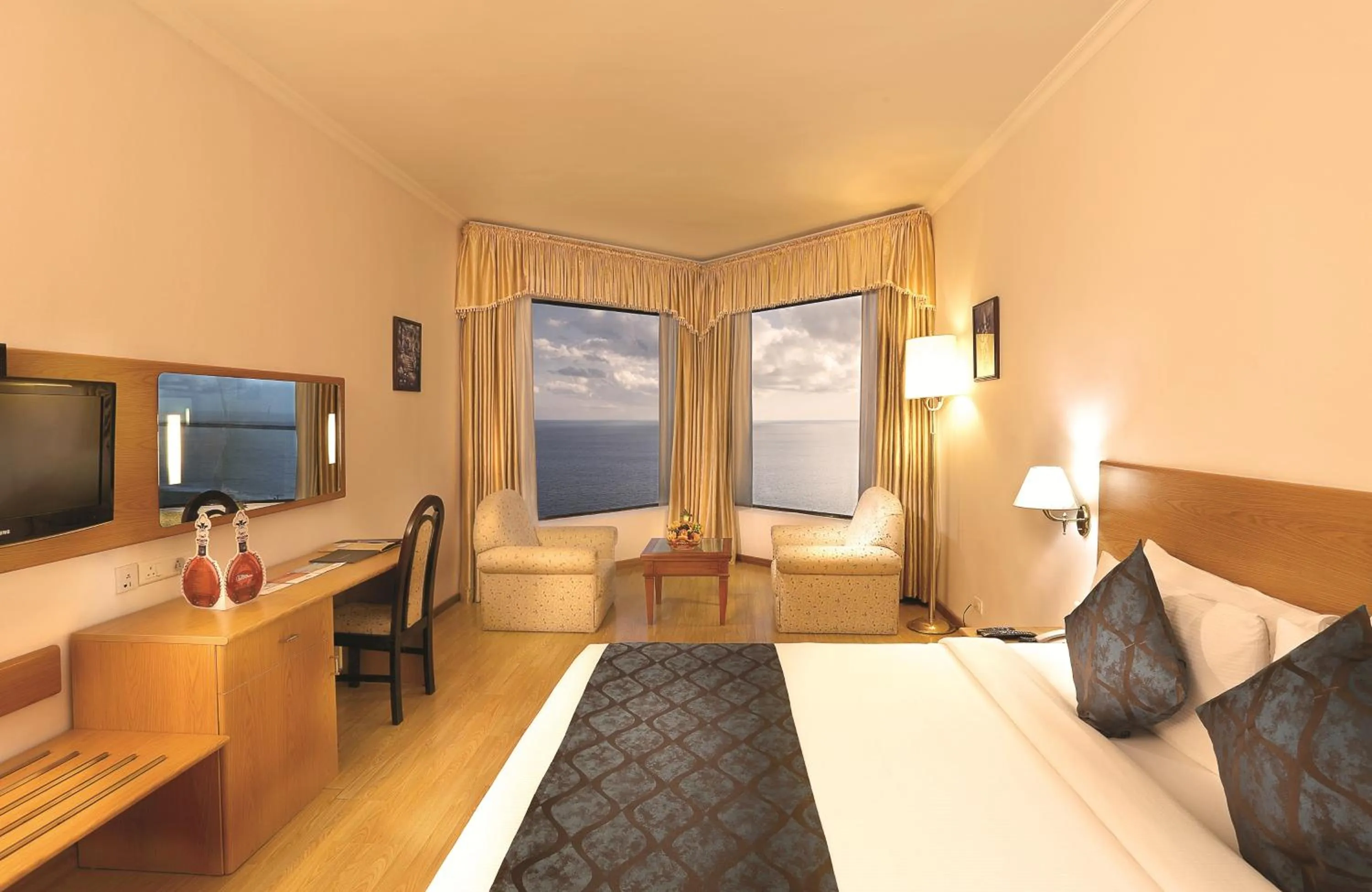 Bedroom, Bed in The Quilon Beach Hotel and Convention Center