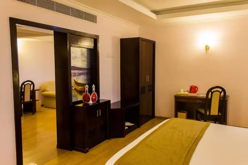 Bed in The Quilon Beach Hotel and Convention Center