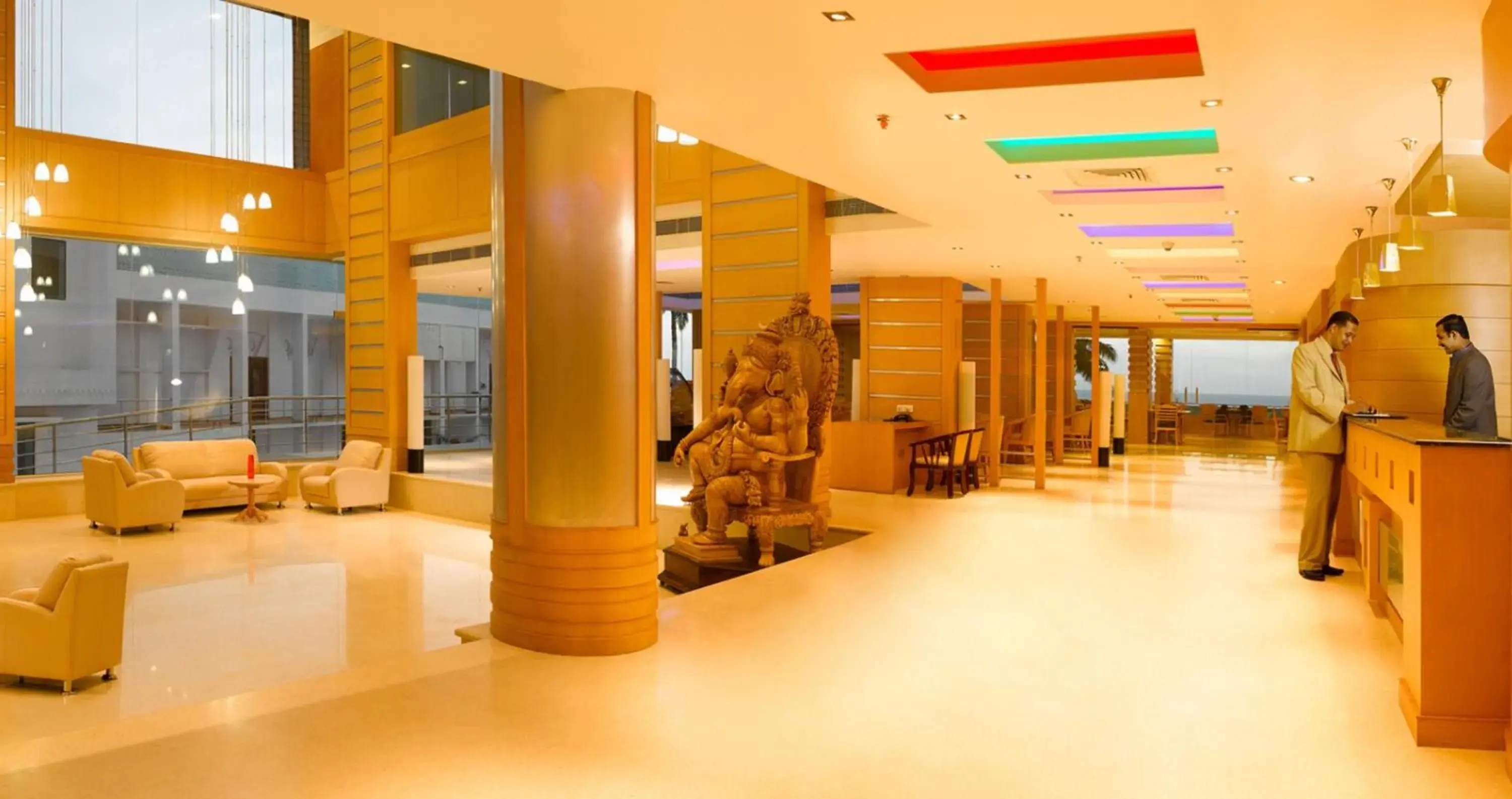 Lobby or reception in The Quilon Beach Hotel and Convention Center Lobby or reception in The Quilon Beach Hotel and Convention Center