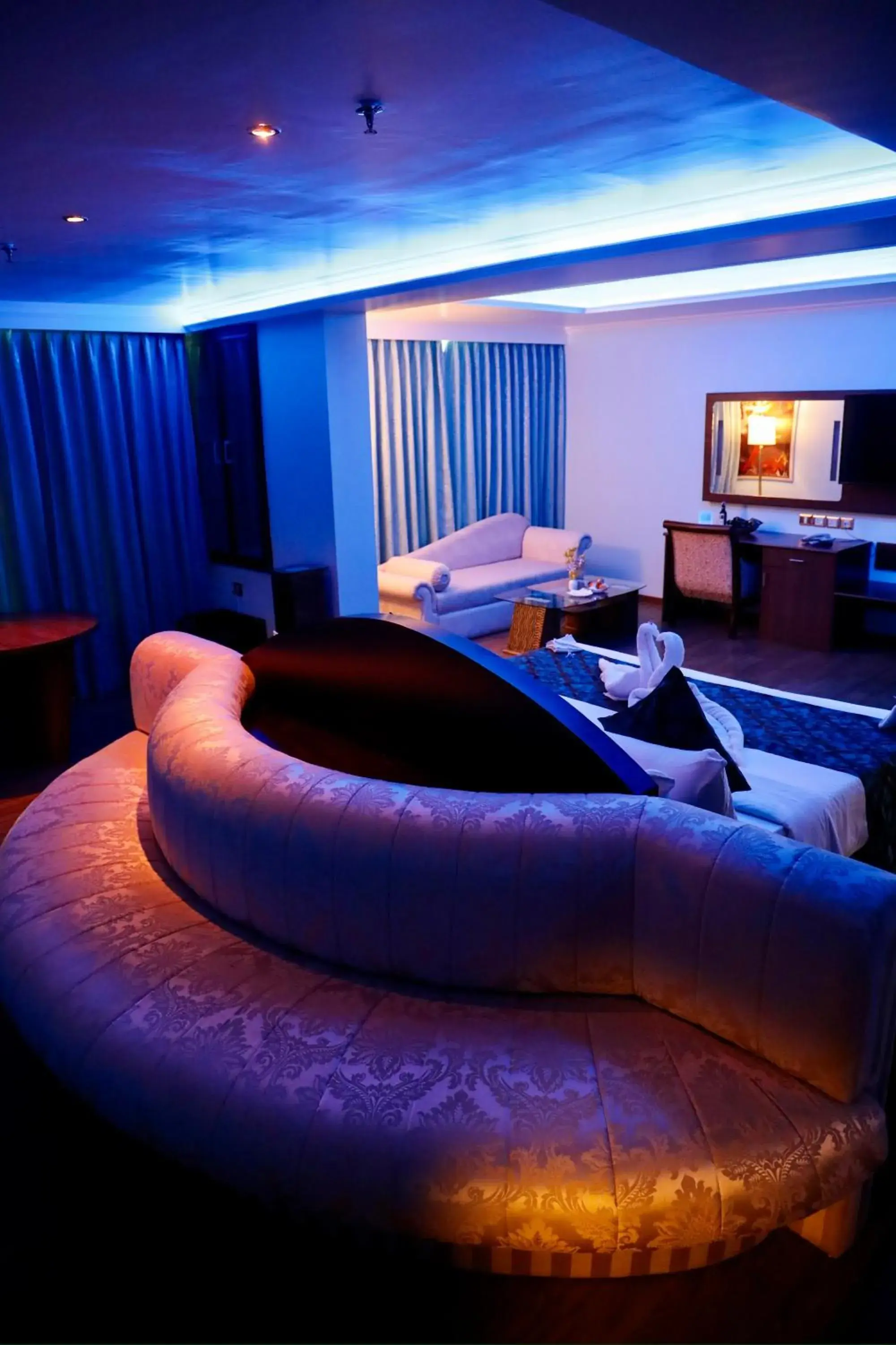 Bed in The Quilon Beach Hotel and Convention Center Bed in The Quilon Beach Hotel and Convention Center