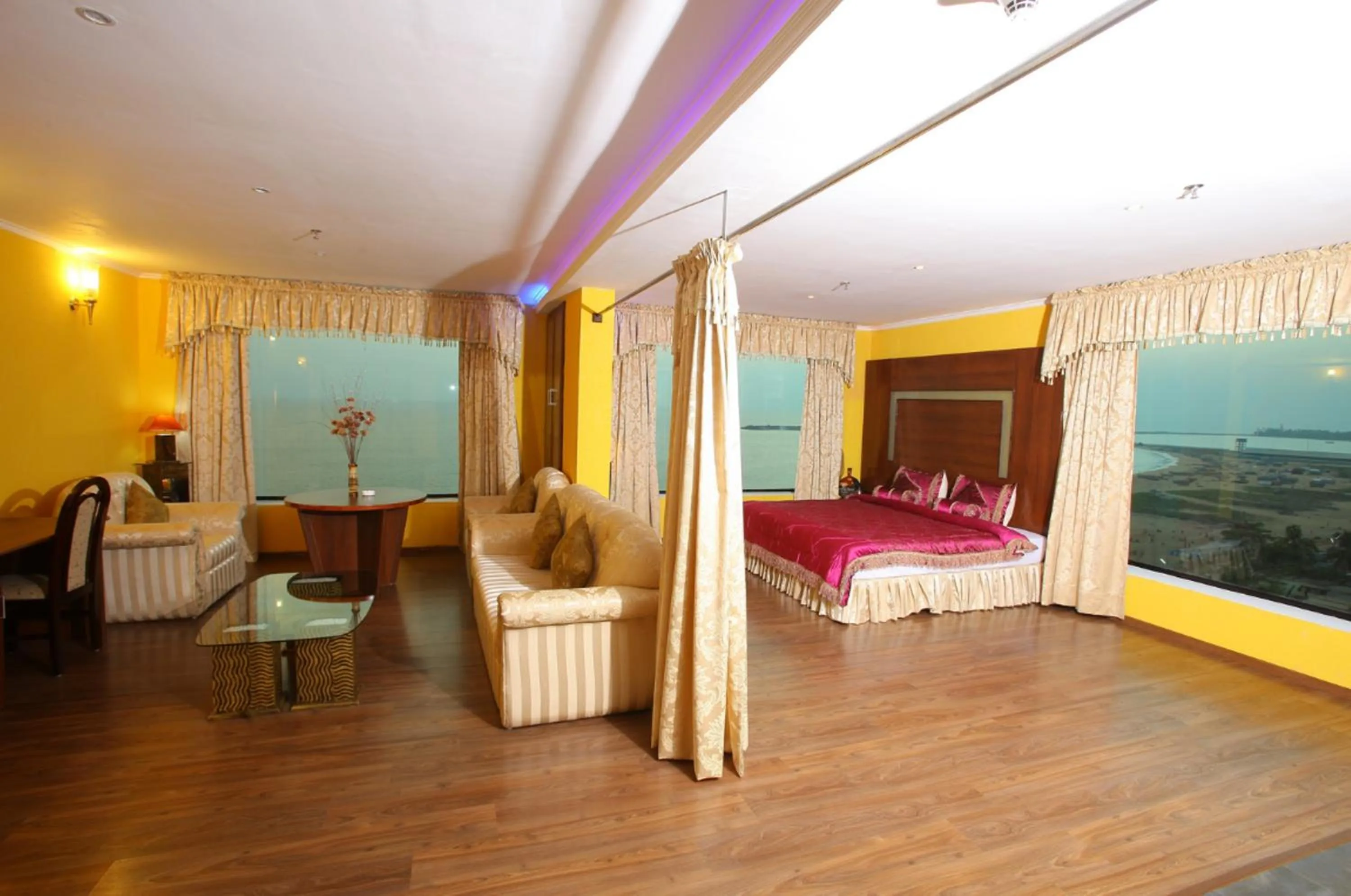 Bedroom, Bed in The Quilon Beach Hotel and Convention Center