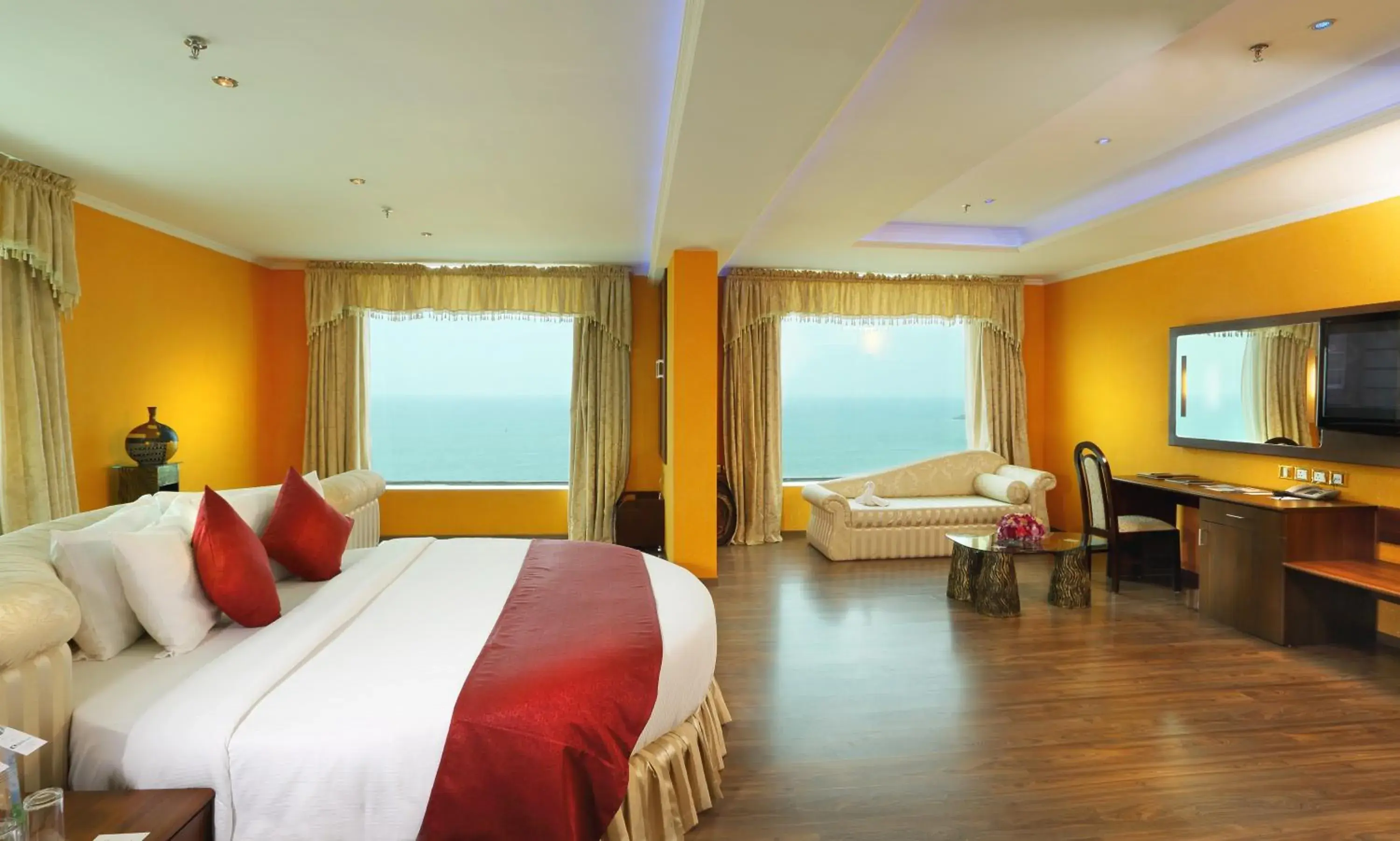 Bedroom, Bed in The Quilon Beach Hotel and Convention Center Bedroom, Bed in The Quilon Beach Hotel and Convention Center