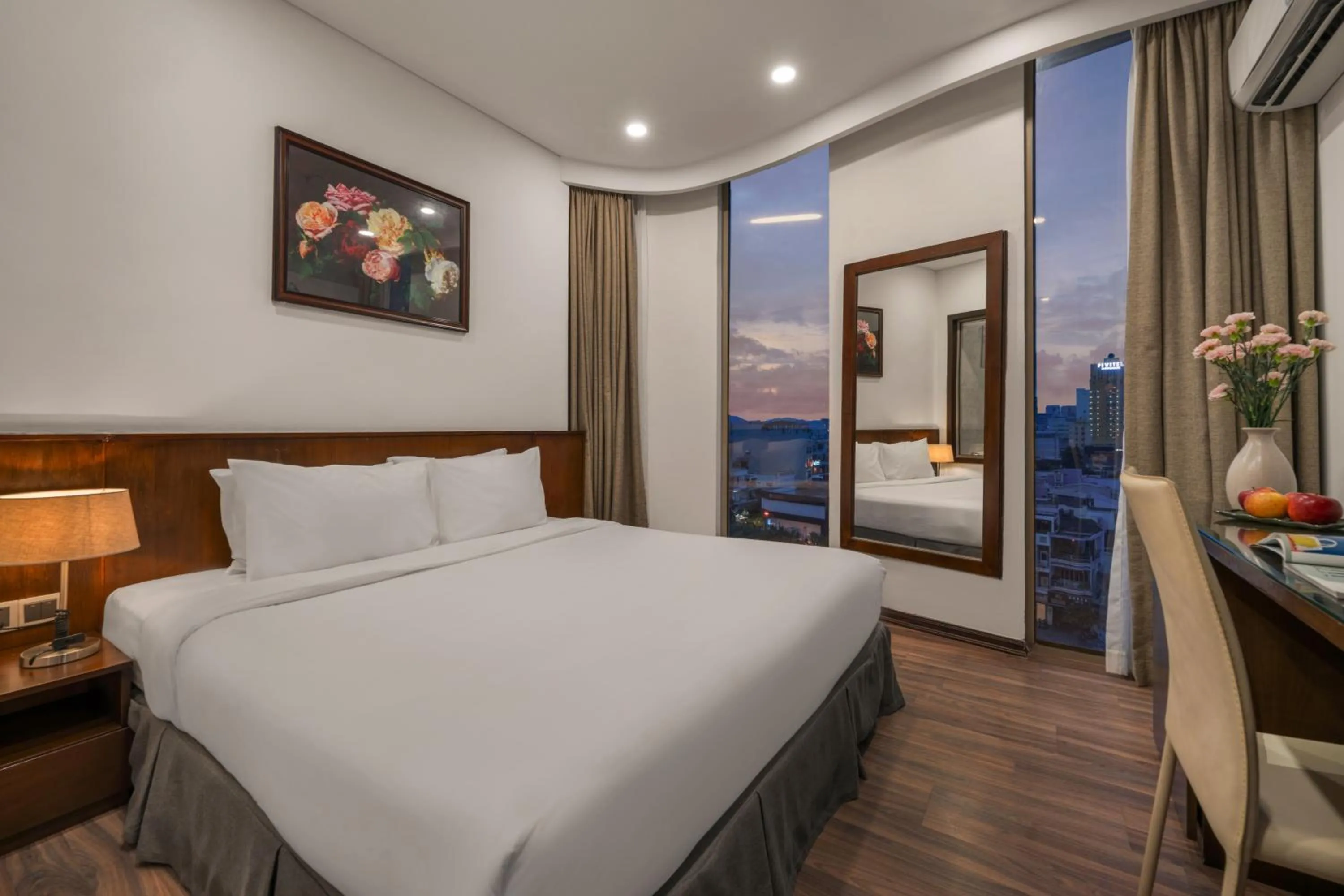 View (from property/room), Bed in Mitisa Hotel Da Nang - Near Dragon Bridge