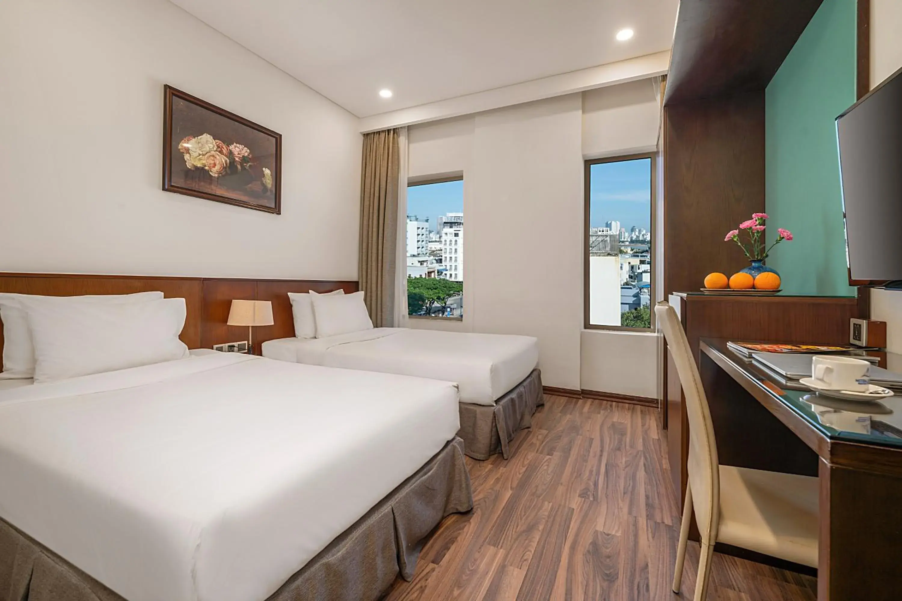 Superior Twin Room with City View in Mitisa Hotel Da Nang - Near Dragon Bridge Superior Twin Room with City View in Mitisa Hotel Da Nang - Near Dragon Bridge