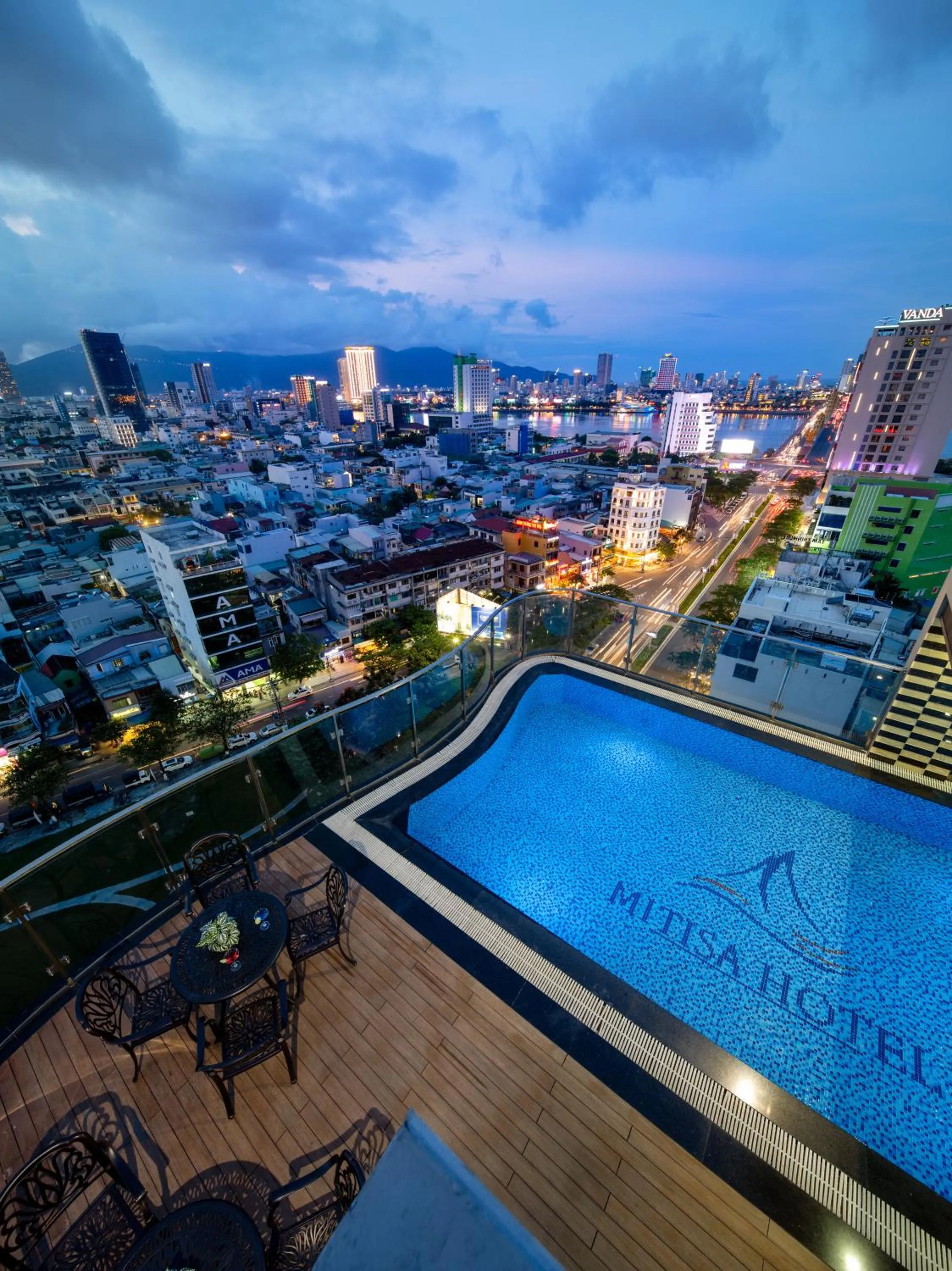 City view in Mitisa Hotel Da Nang - Near Dragon Bridge