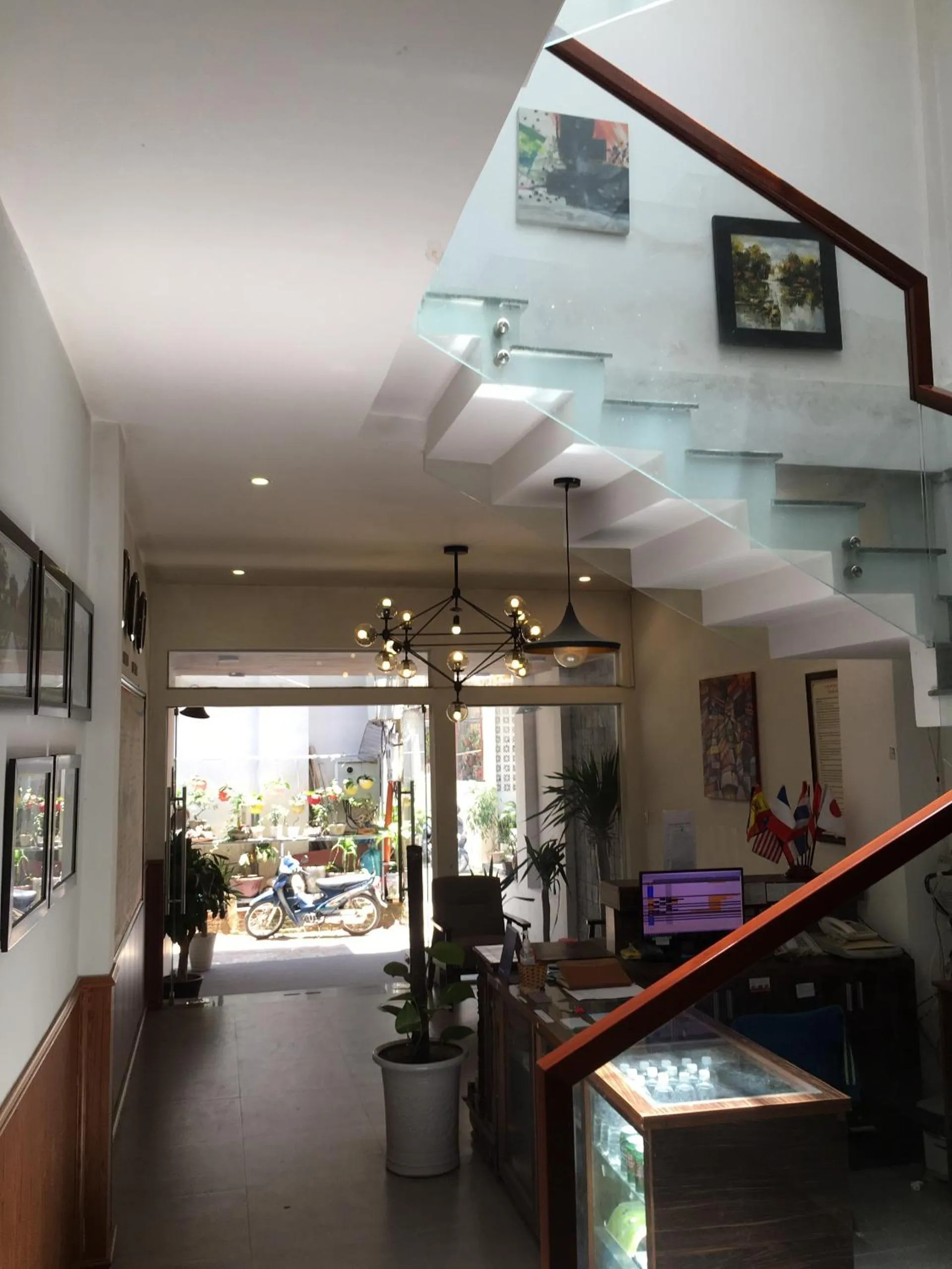 Lobby or reception in Kha Hostel