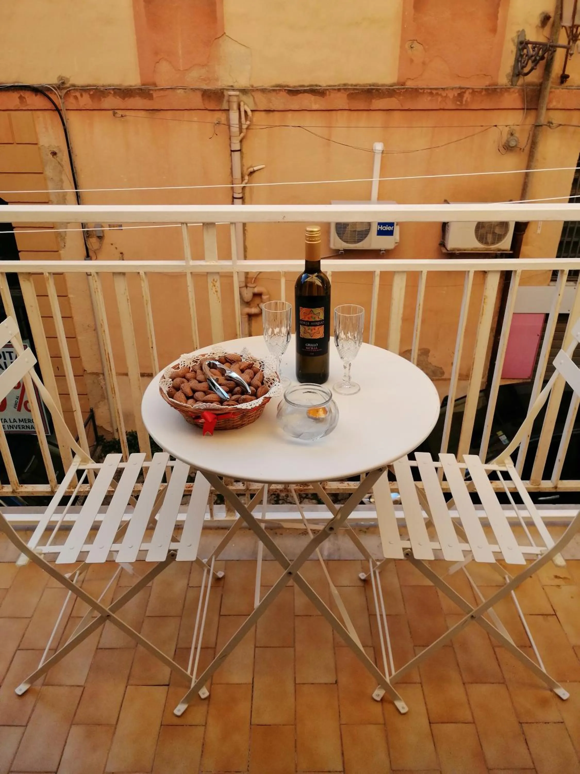 Balcony/Terrace in La casa del corso