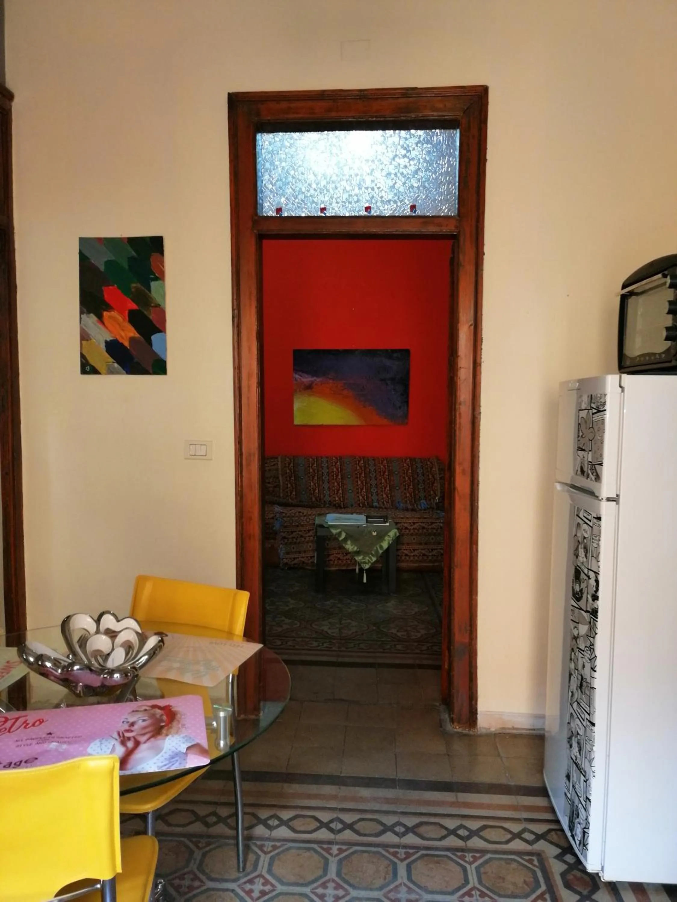 Seating area in La casa del corso