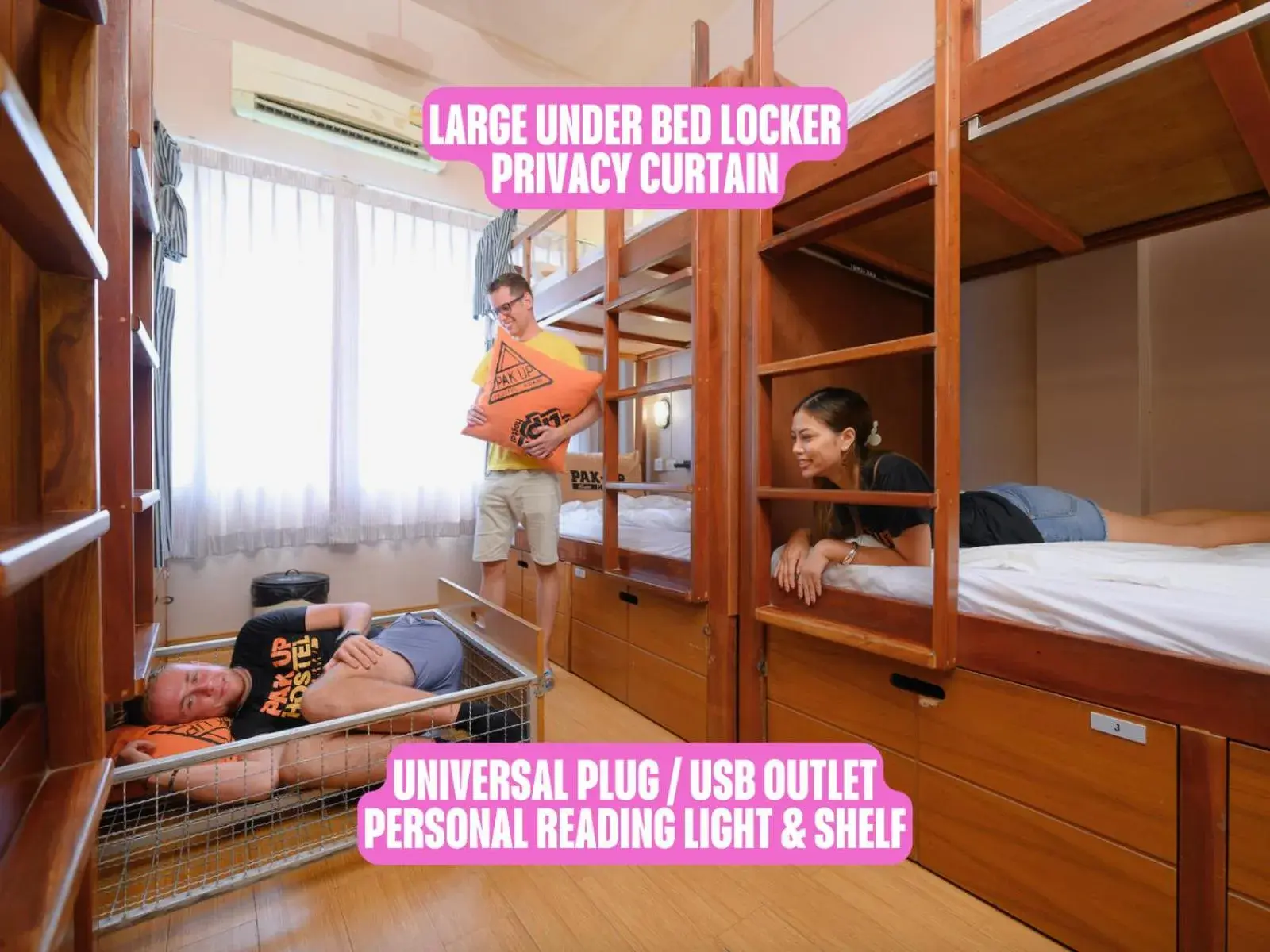 Bed in Pak-Up Hostel Bed in Pak-Up Hostel