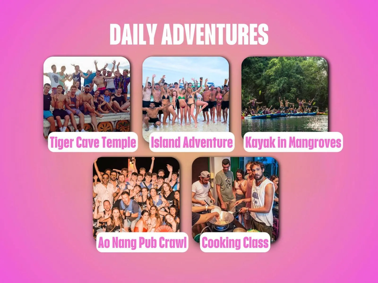 Activities in Pak-Up Hostel