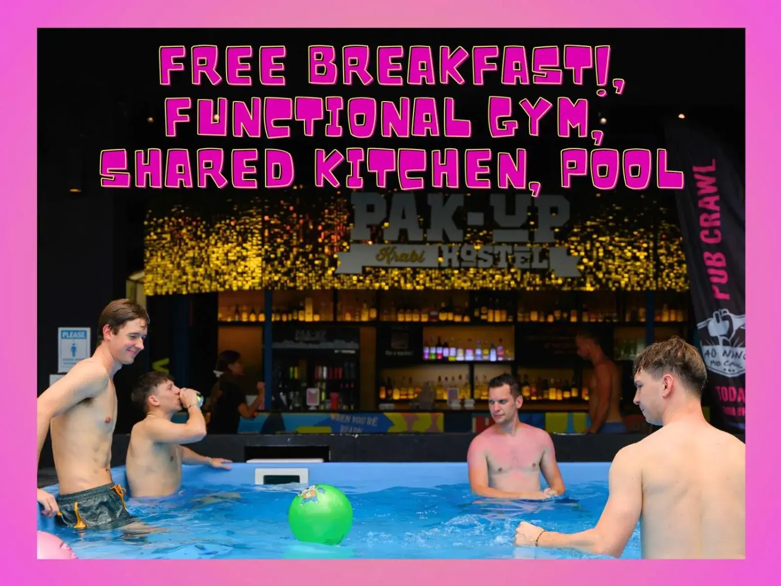 Swimming pool in Pak-Up Hostel Swimming pool in Pak-Up Hostel