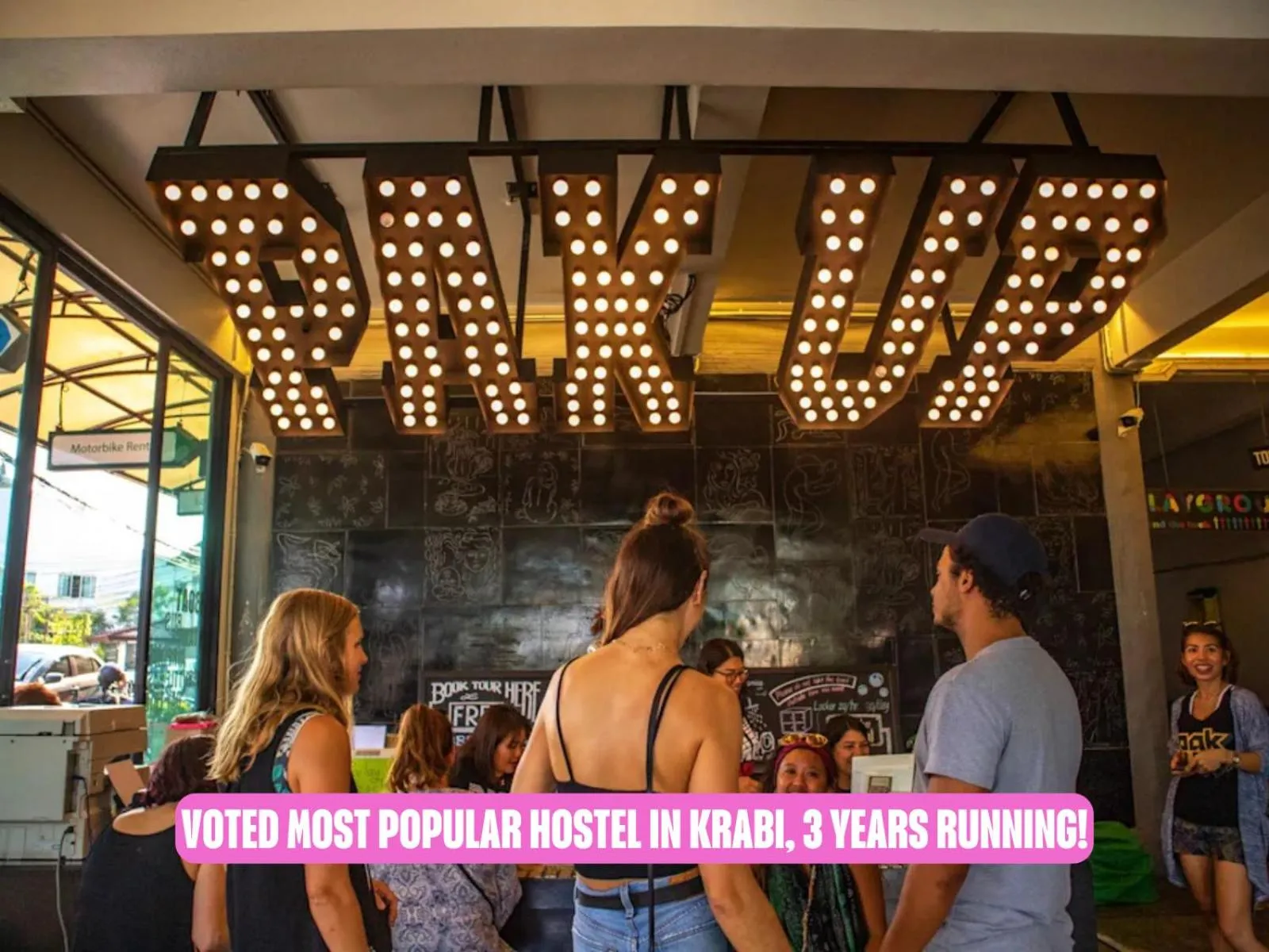 Lobby or reception in Pak-Up Hostel