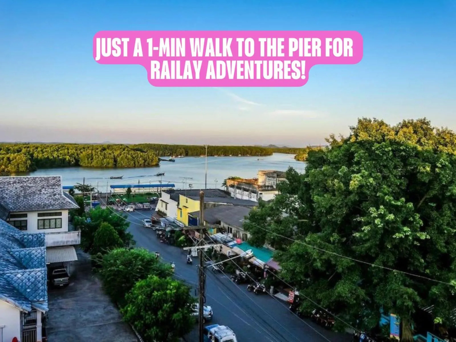 Sea view in Pak-Up Hostel