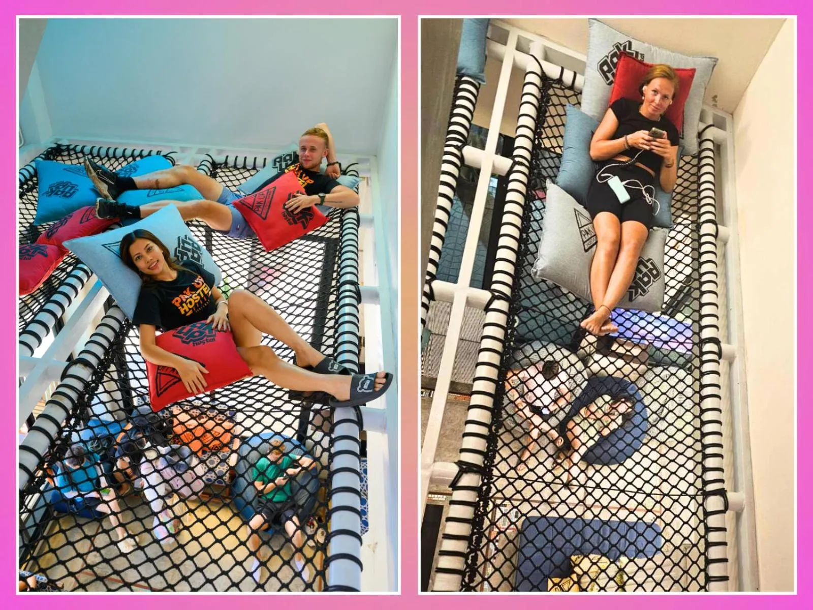 Communal lounge/ TV room in Pak-Up Hostel