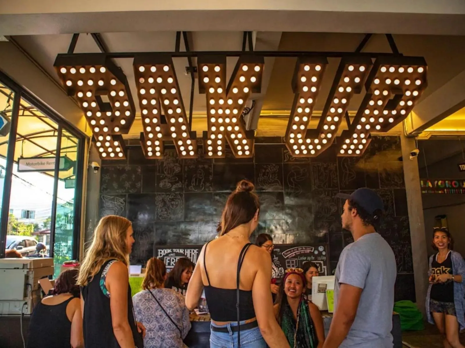 Lobby or reception in Pak-Up Hostel