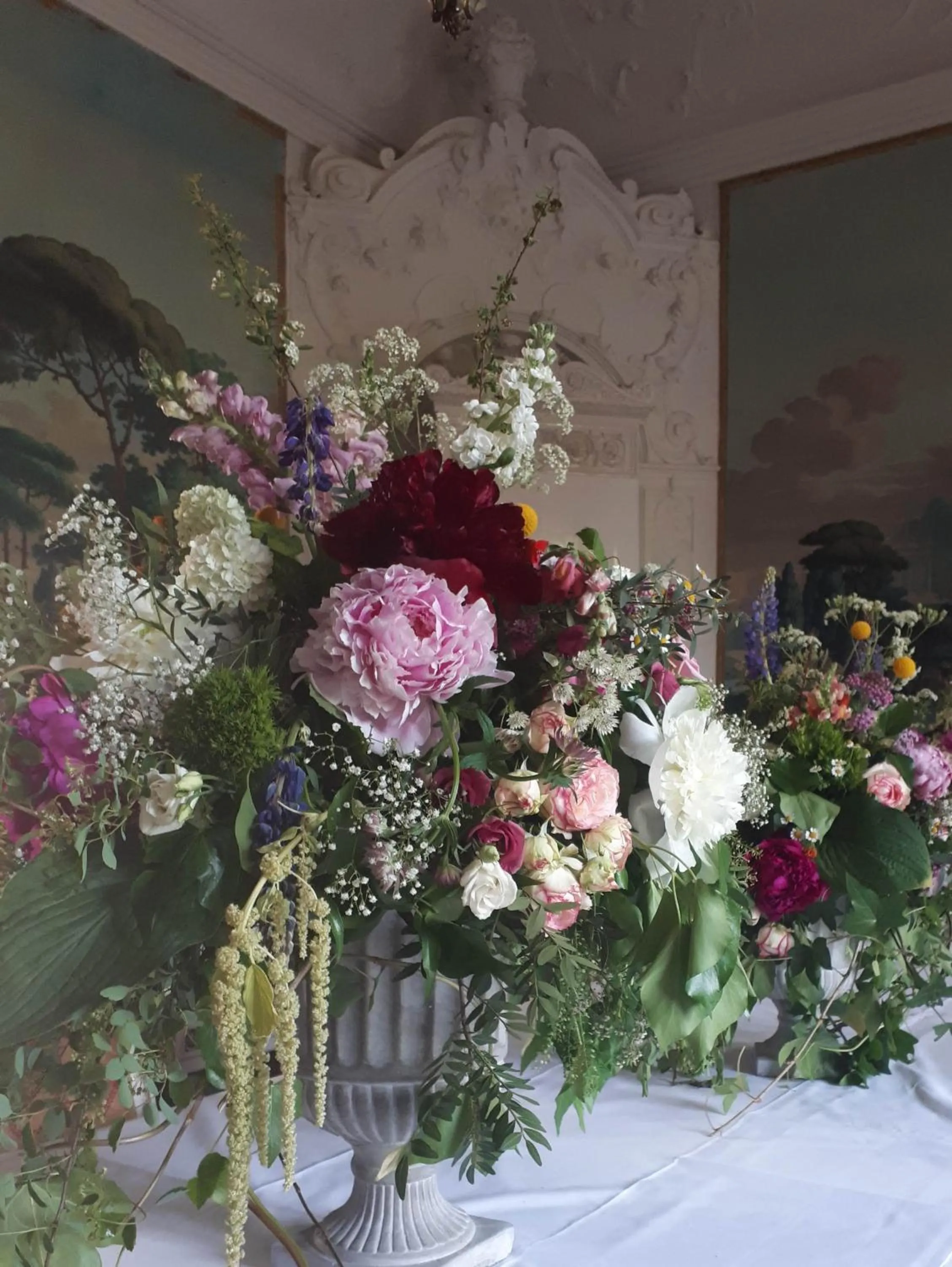 Garden view in Herrenhaus Borghorst